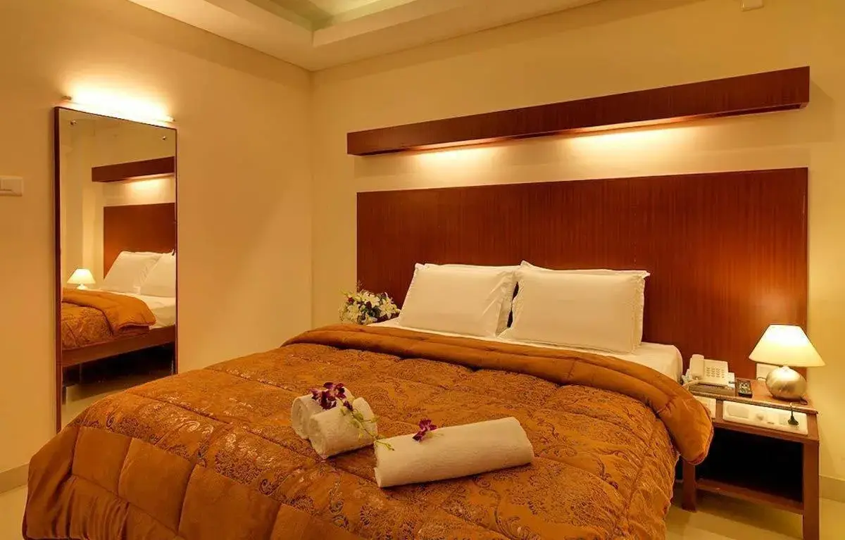 Deluxe Room - single occupancy in Dhanunjayas Luxury Hotel Deluxe Room - single occupancy in Dhanunjayas Luxury Hotel