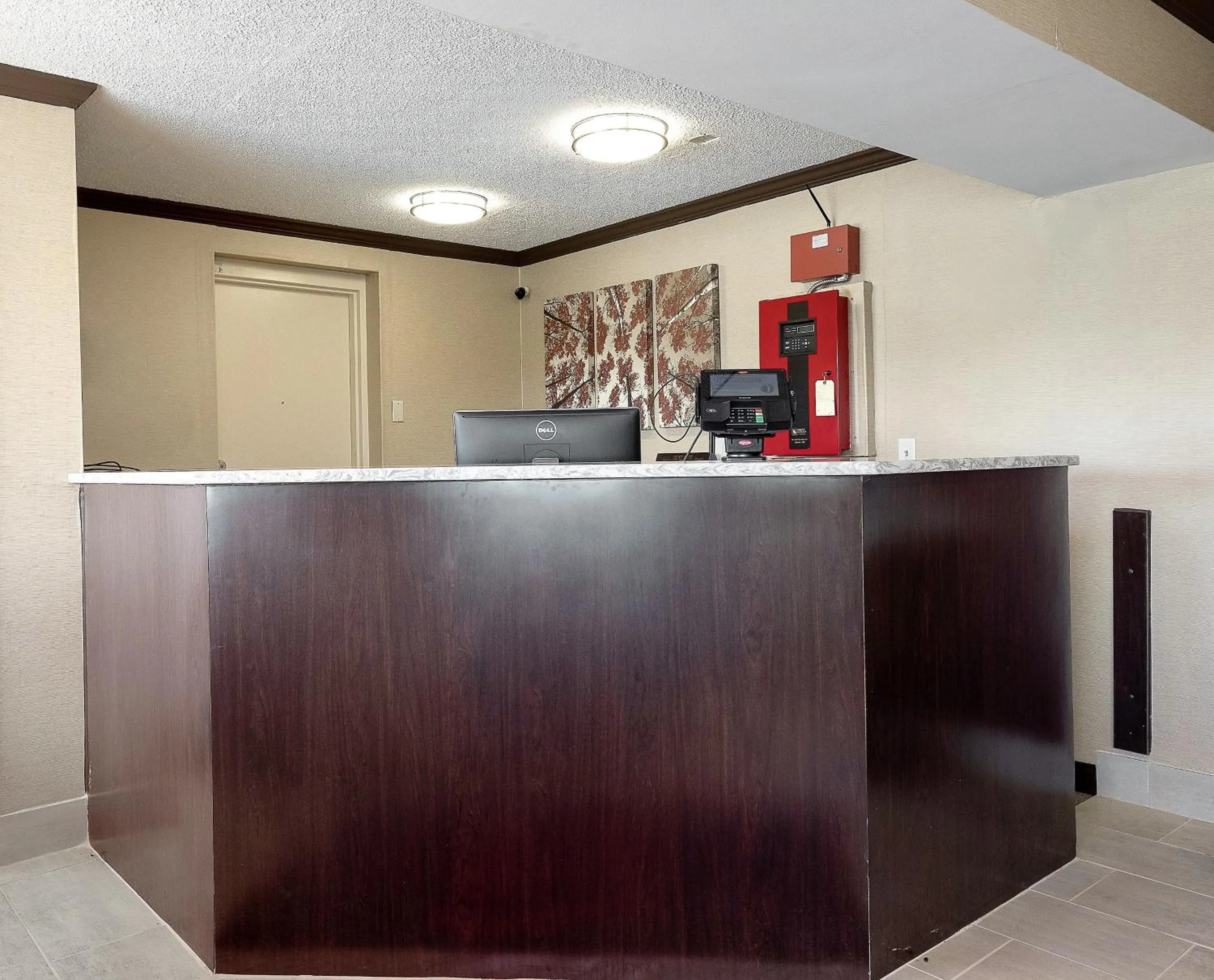 Lobby or reception in Red Roof Inn Dayton Huber Heights