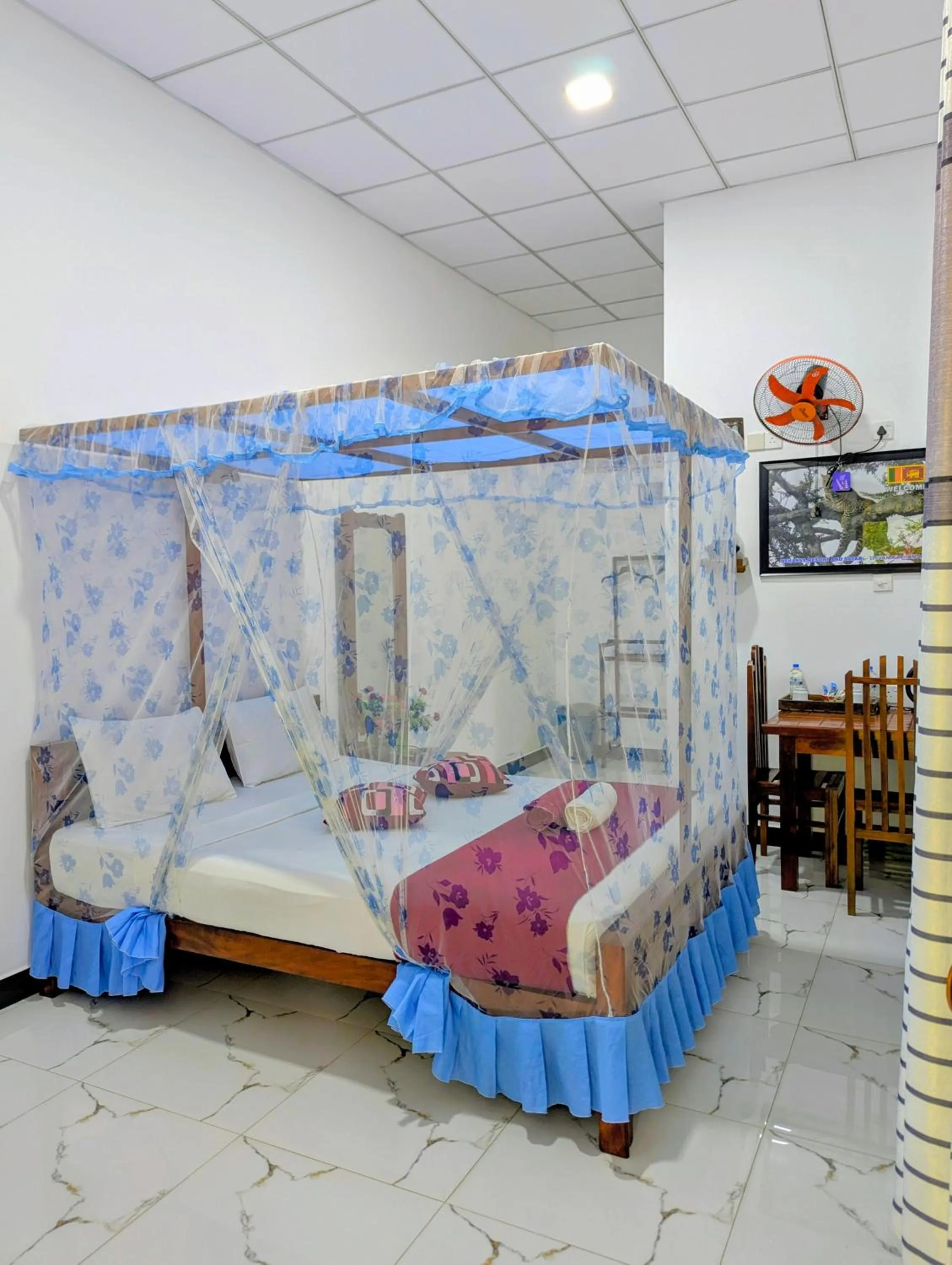 Bed in Nehansa Resort and safari