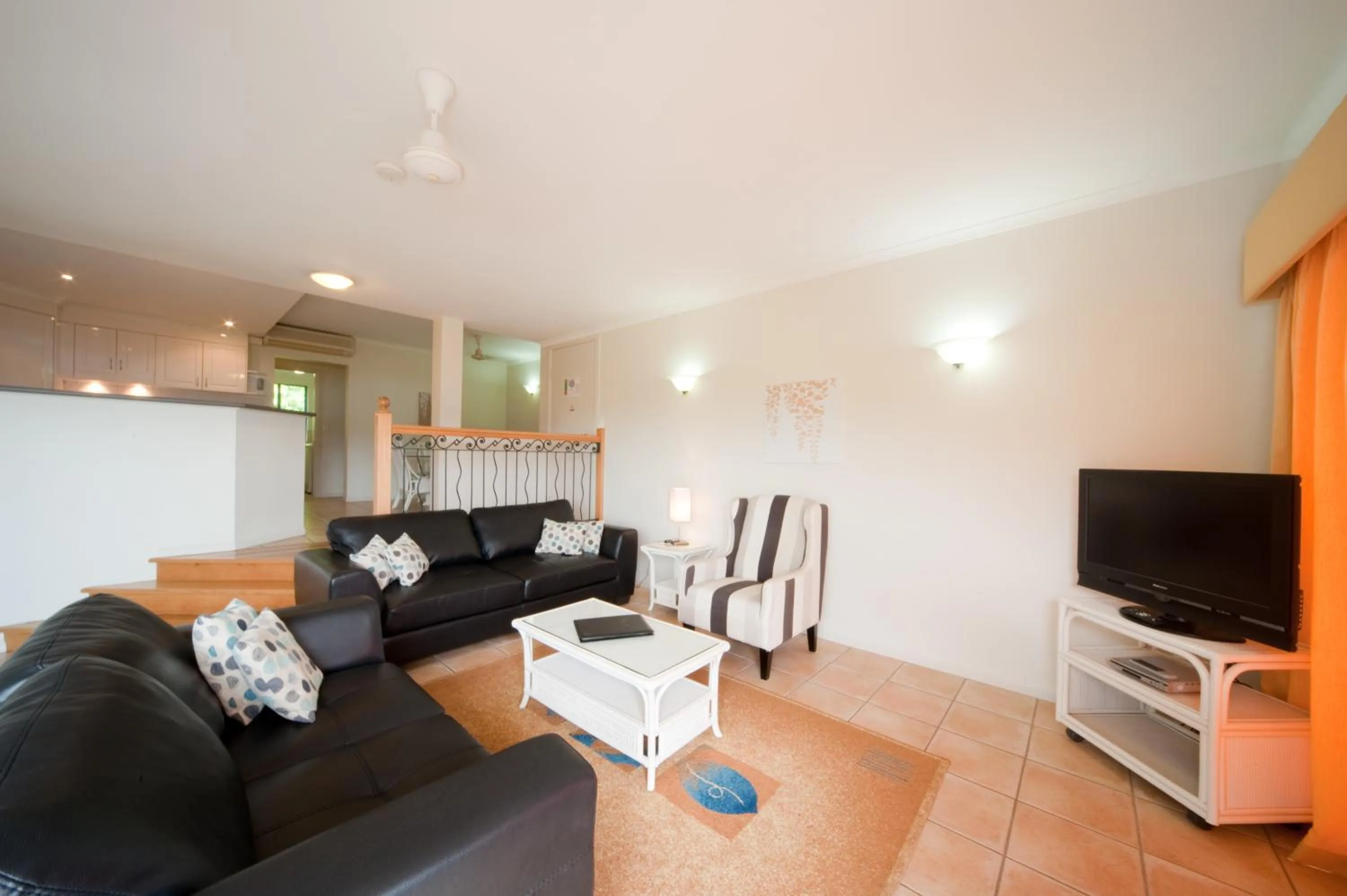 Living room in Sea Star Apartments