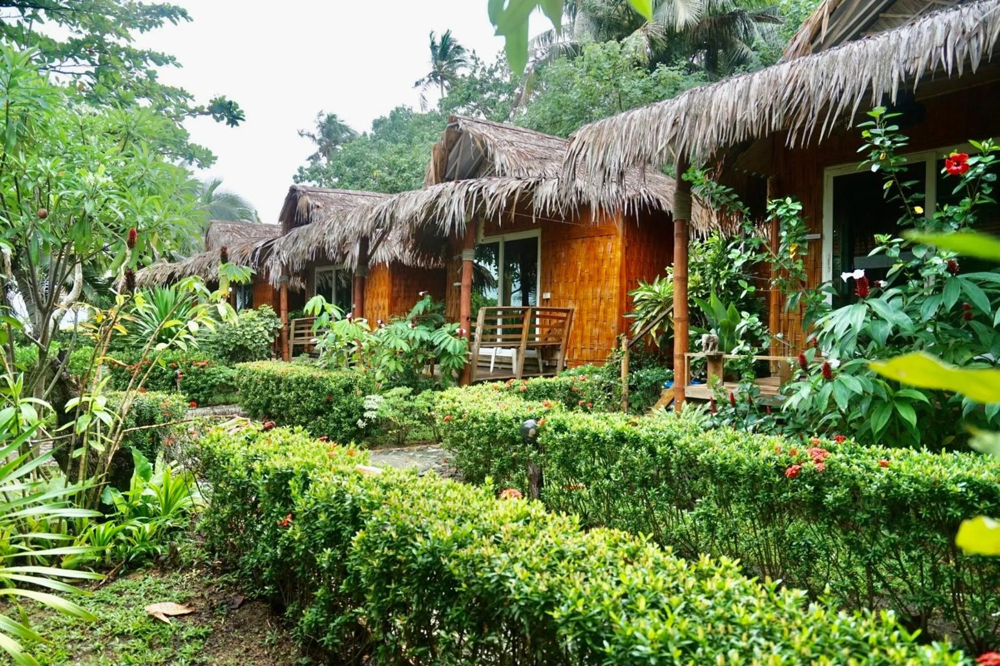 Garden in Mook Montra Resort Sea Front