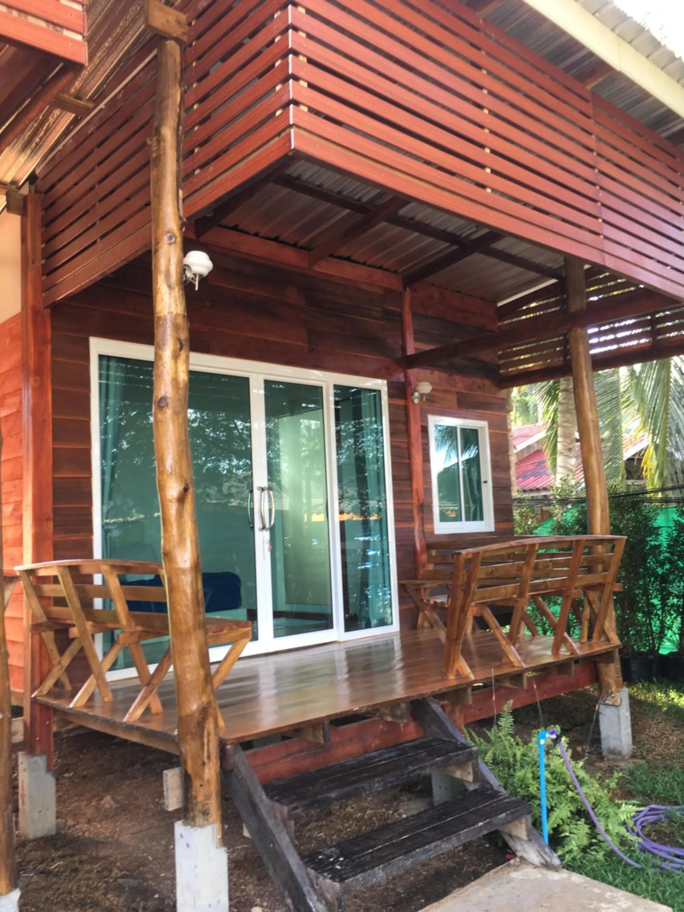 Balcony/Terrace in Mook Montra Resort Sea Front