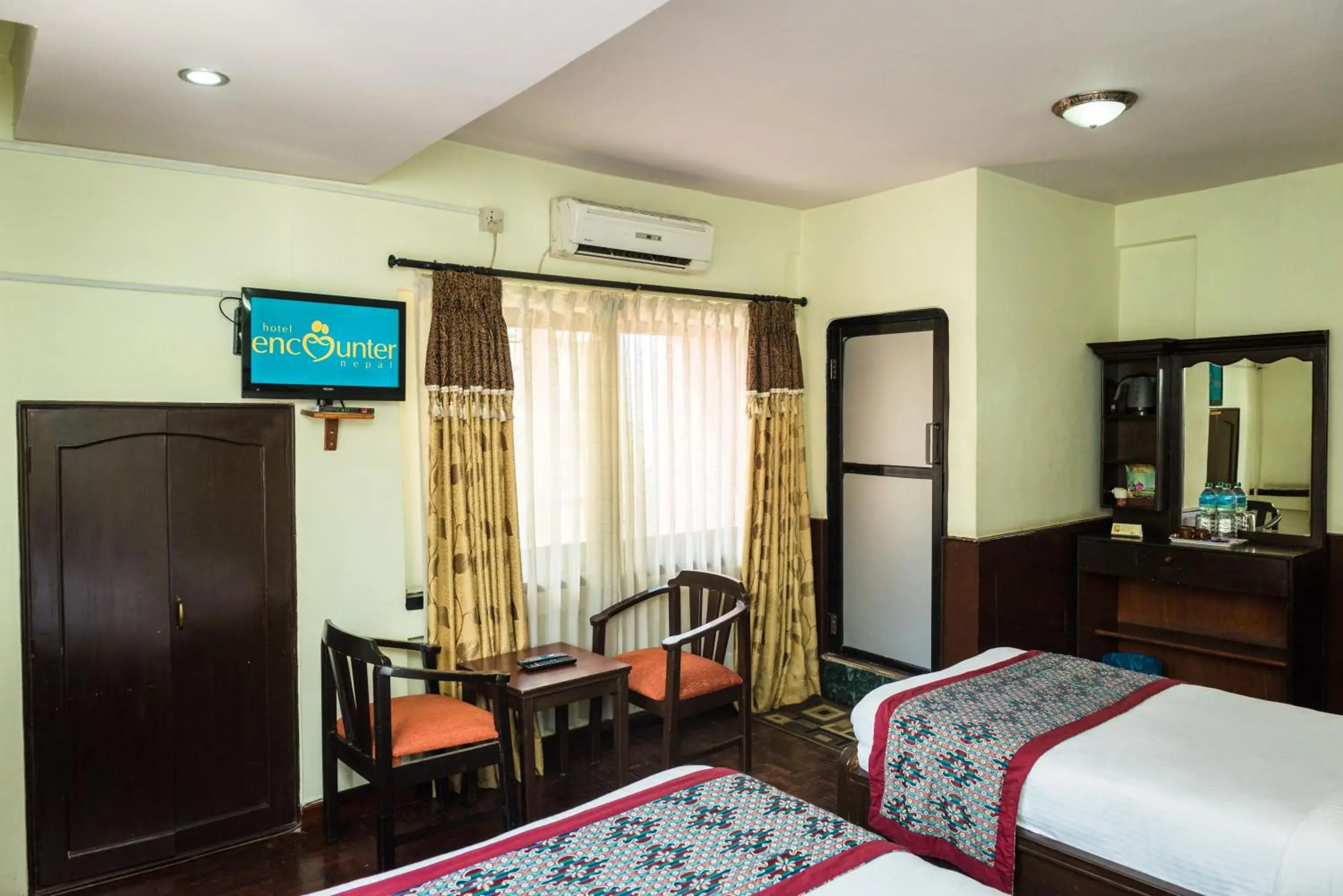 Standard Twin Room - single occupancy - 15% off on Food and Beverage, 15% off Spa, 24-hour Check in and free welcome drink in Hotel Encounter Nepal & Spa Standard Twin Room - single occupancy - 15% off on Food and Beverage, 15% off Spa, 24-hour Check in and free welcome drink in Hotel Encounter Nepal & Spa