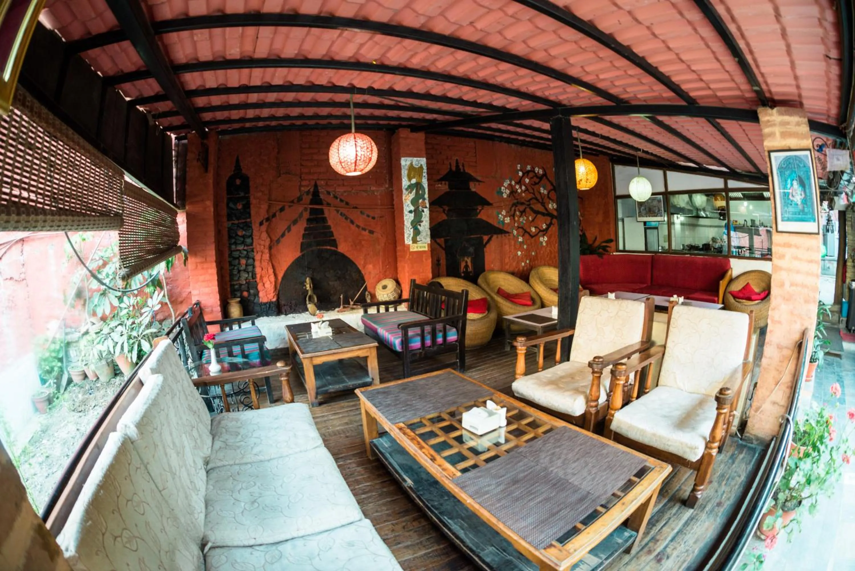 Lounge or bar in Hotel Encounter Nepal & Spa