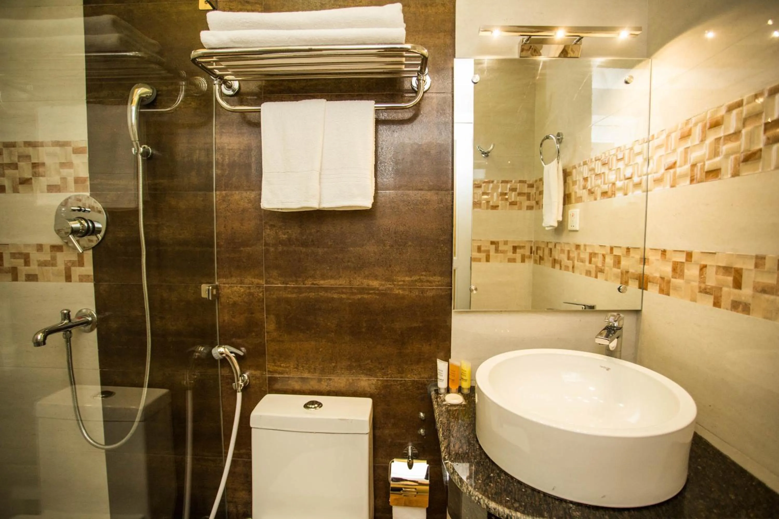 Bathroom in Hotel Encounter Nepal & Spa