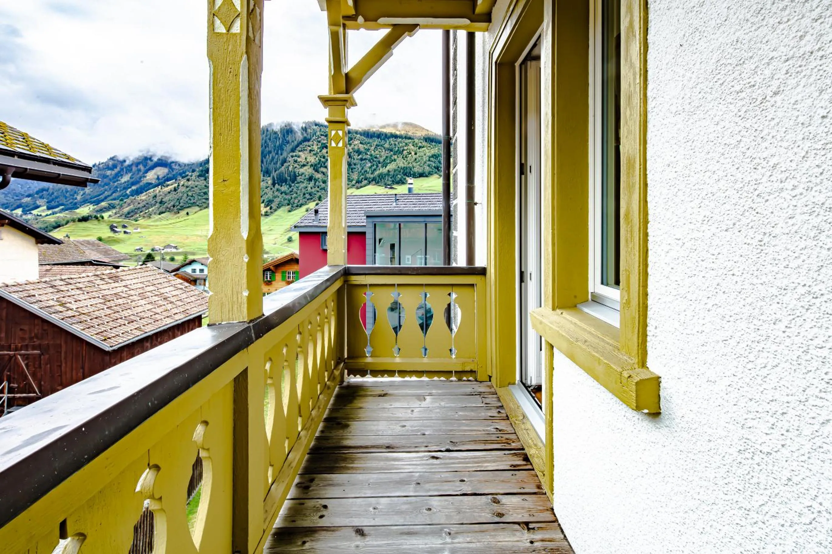 Balcony/Terrace in Hotel Vallatscha
