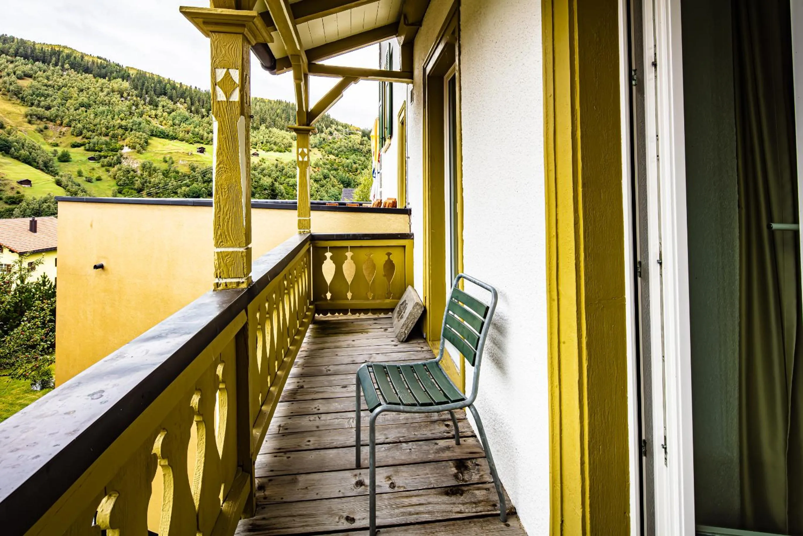 Balcony/Terrace in Hotel Vallatscha