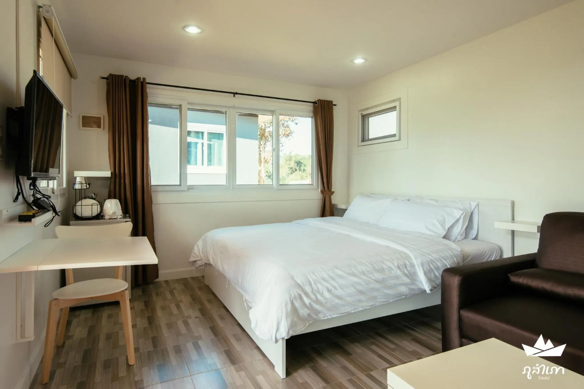 Bed in Phu Sumphao Valley ภูสำเภา วัลเลย์ รีสอร์ต