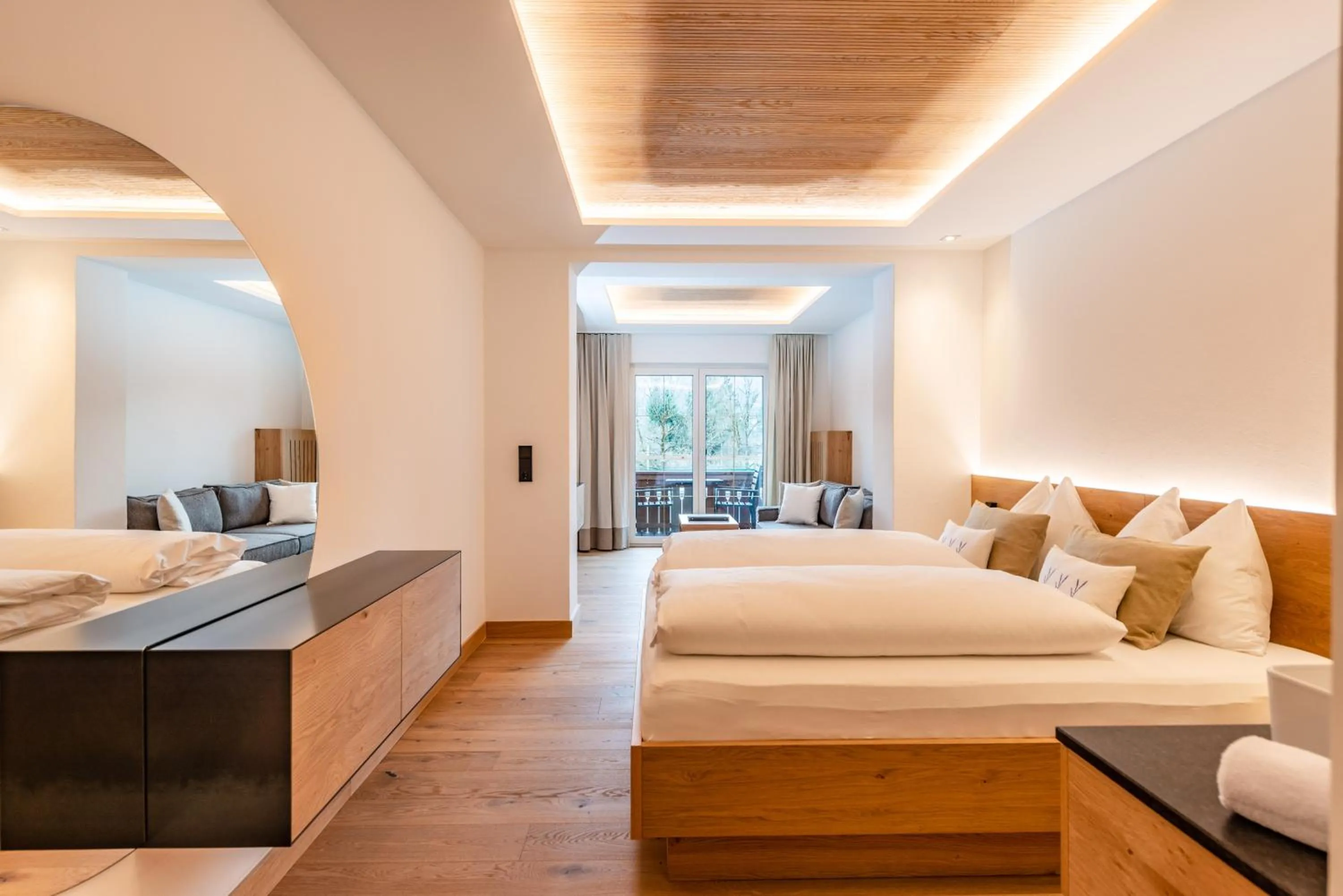 Photo of the whole room, Bed in Spa&Aktiv Hotel Lavendel