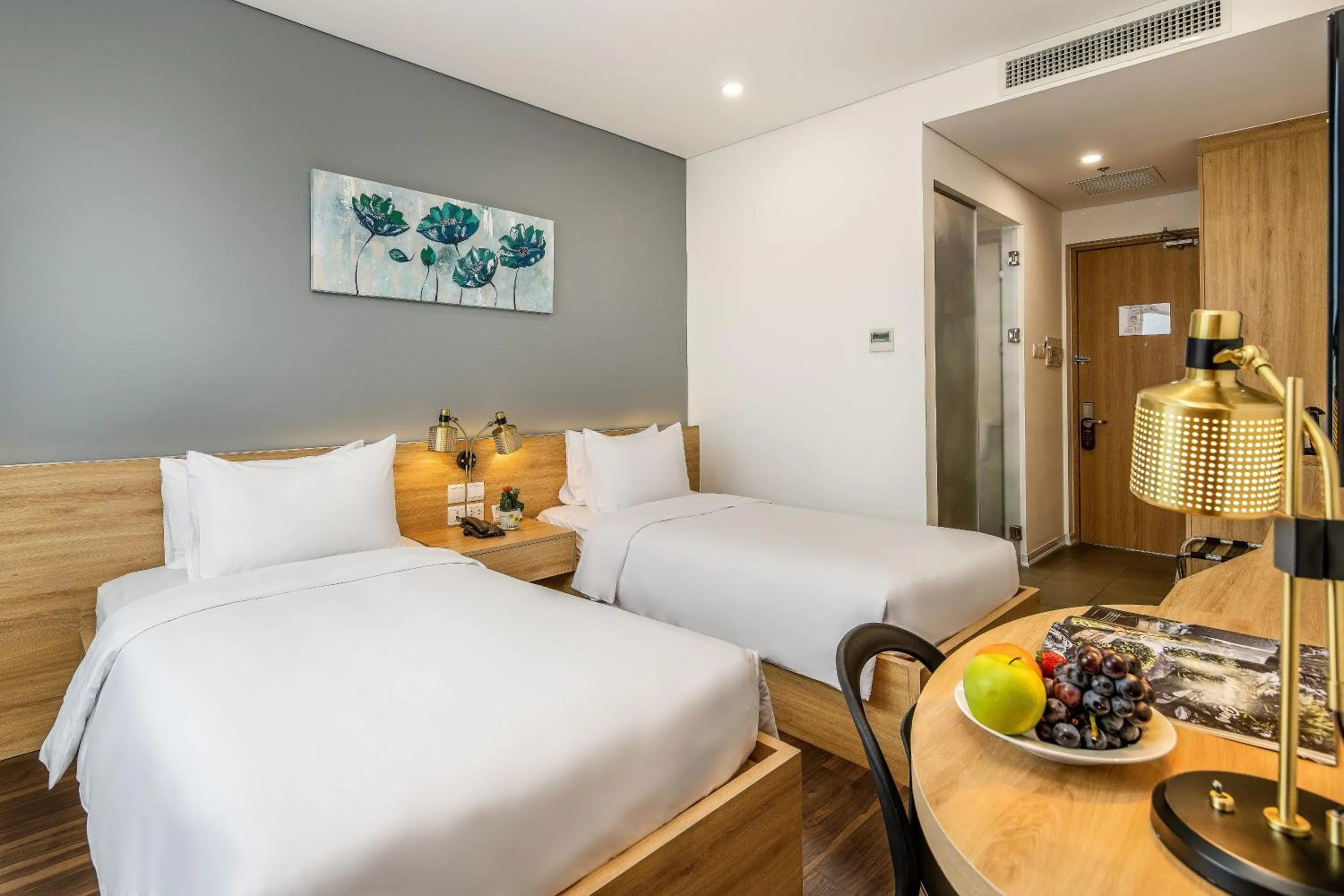 Bed in Magnolia Hotel