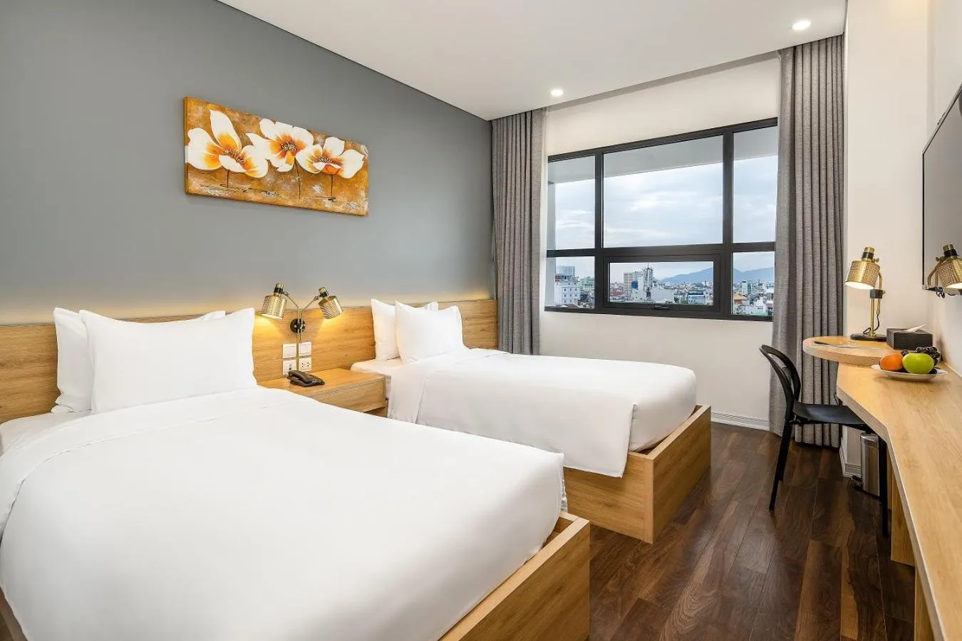 Bed in Magnolia Hotel