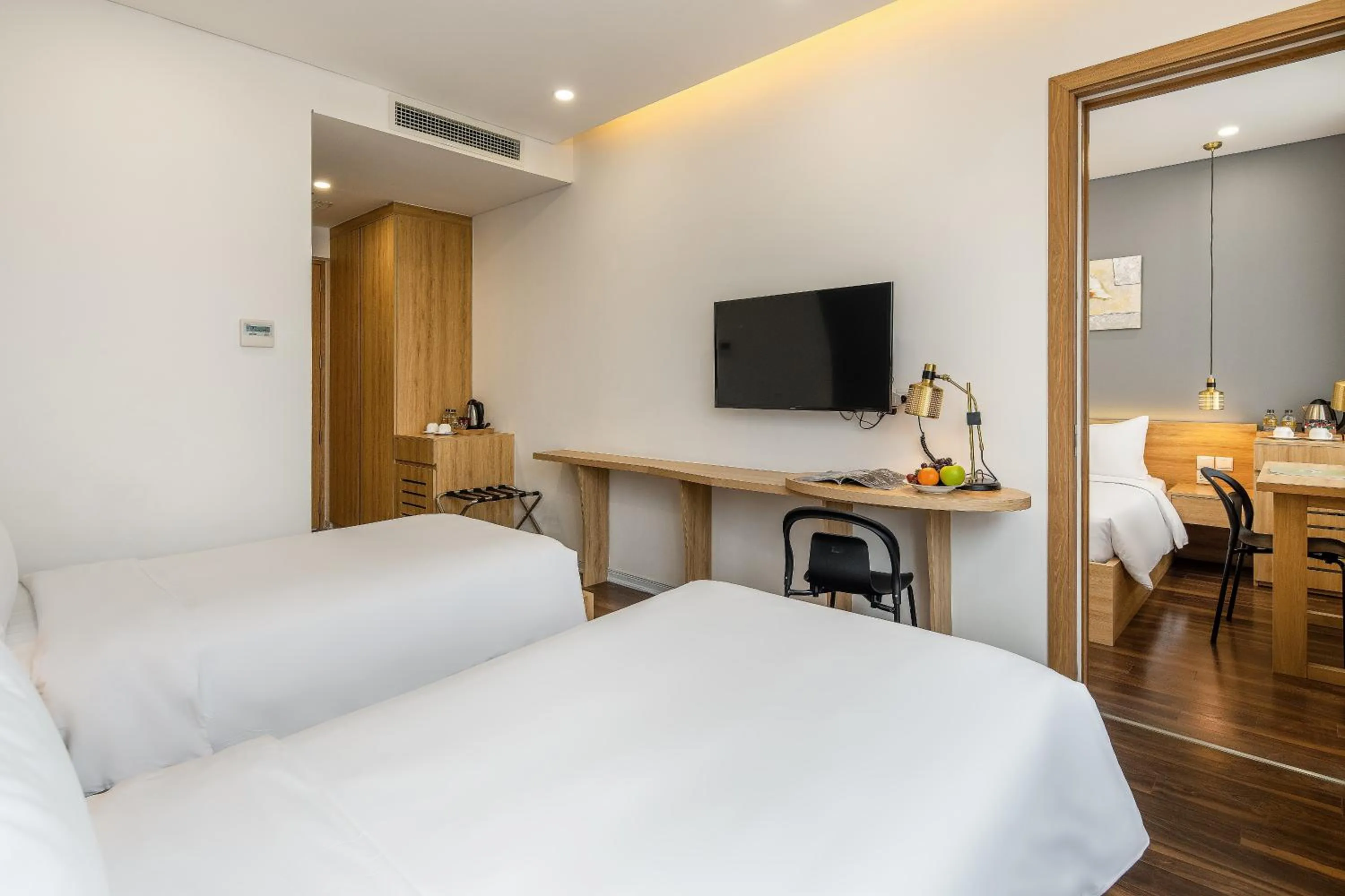 Bed in Magnolia Hotel