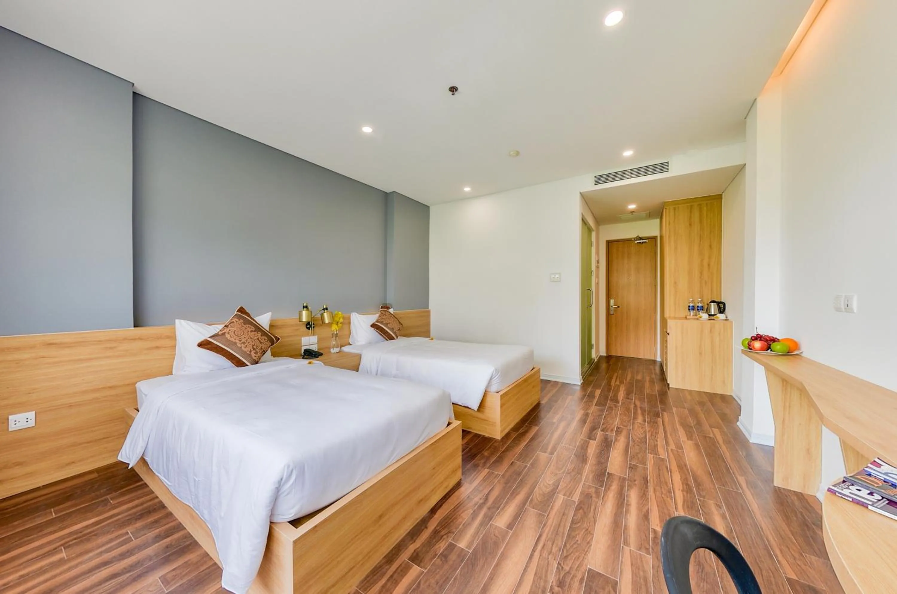 Bed in Magnolia Hotel