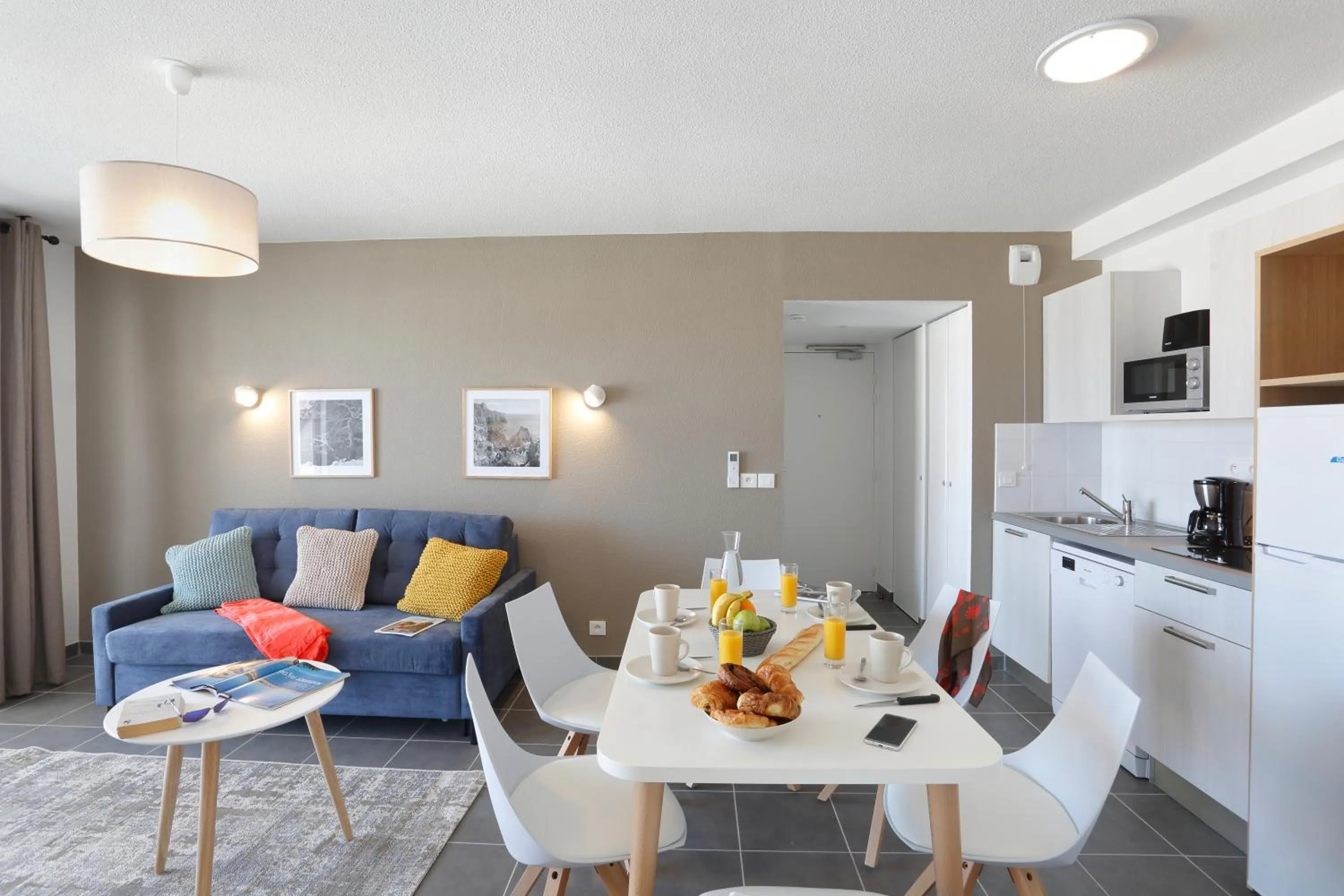 Kitchen or kitchenette in Résidence Néméa Le Cap Azur