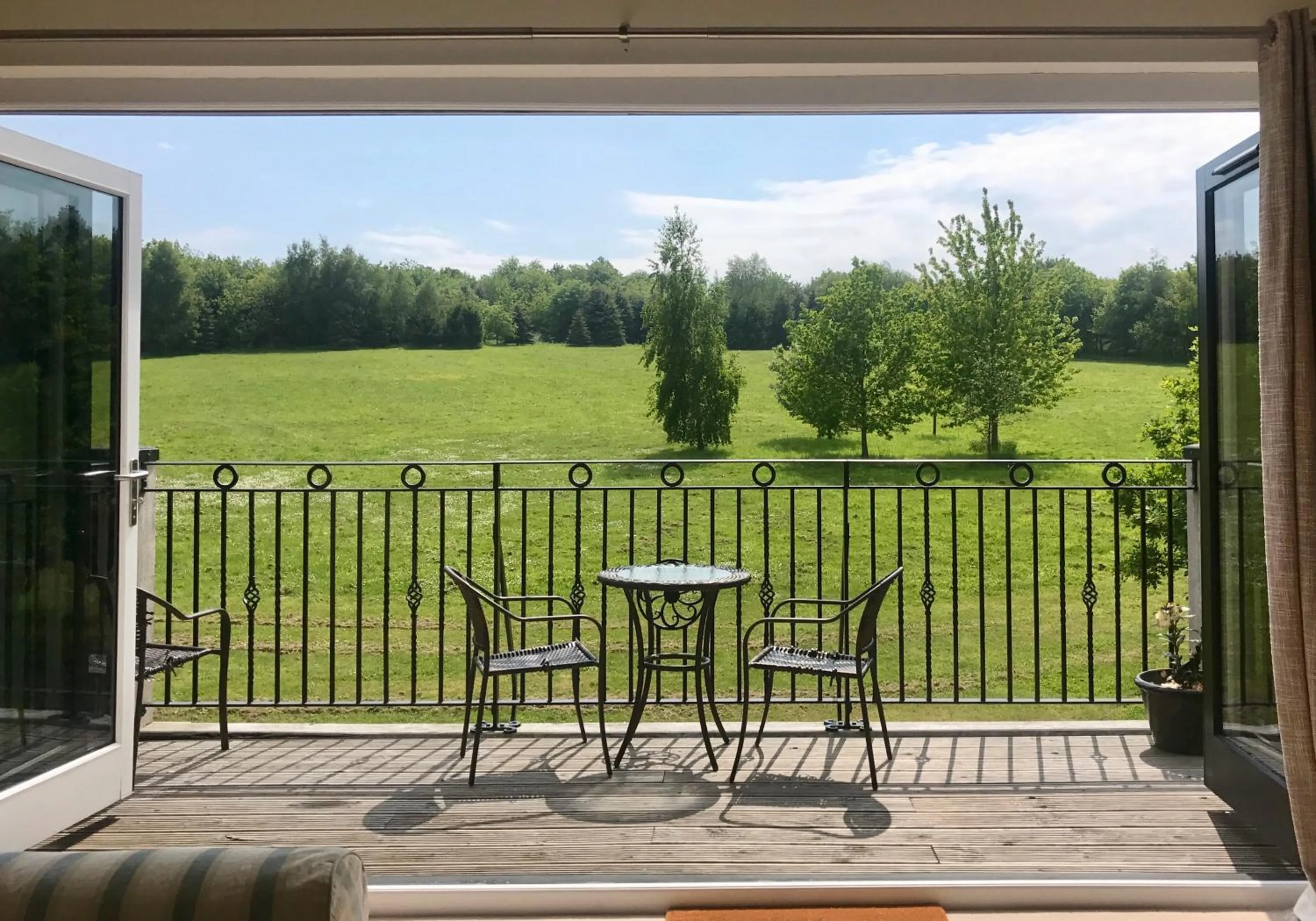 Patio in Meadows Barn