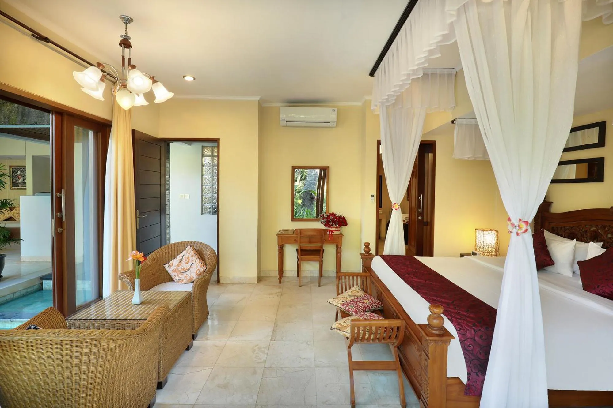 Bedroom, Bed in The Buah Bali Villas