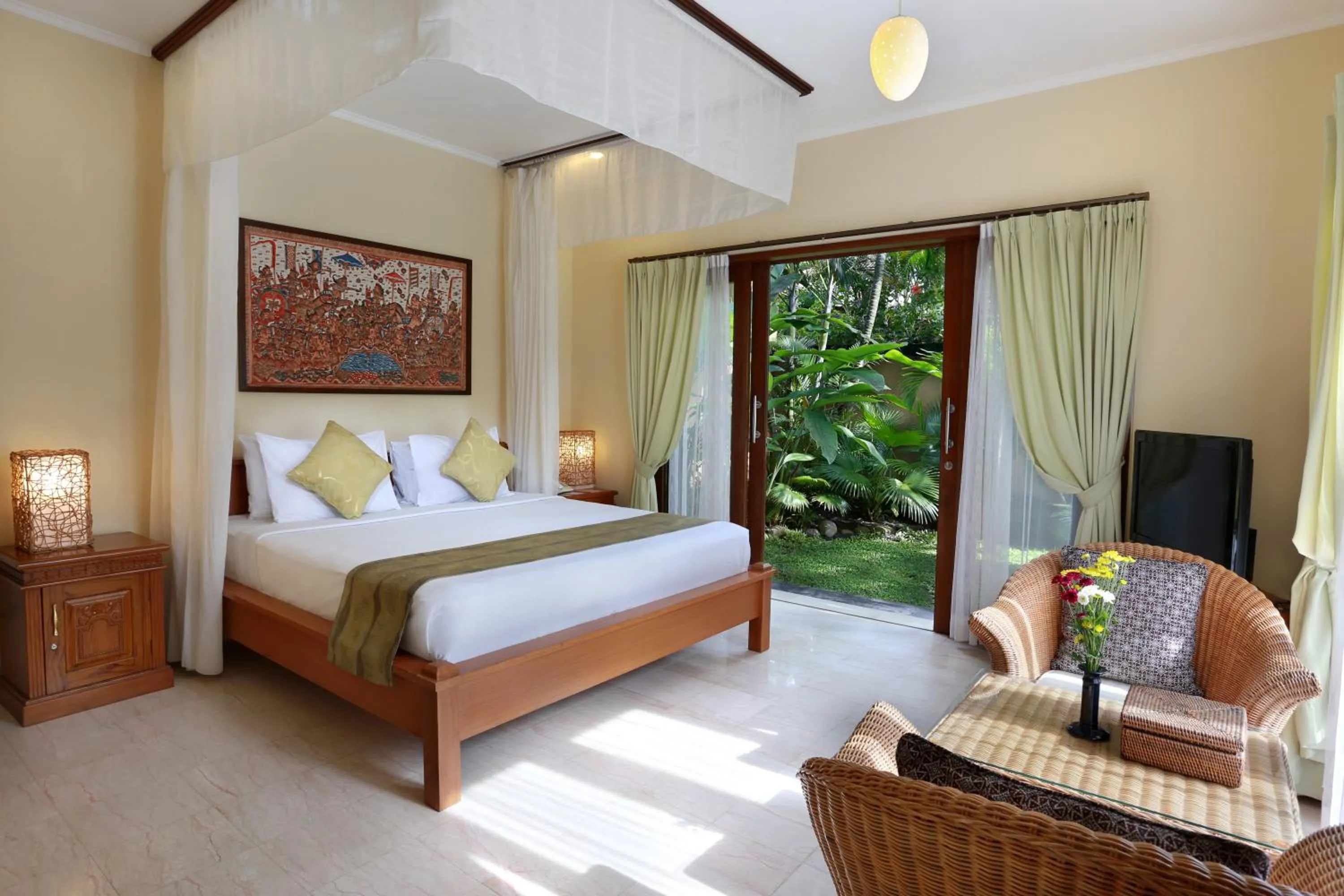 Bedroom, Bed in The Buah Bali Villas