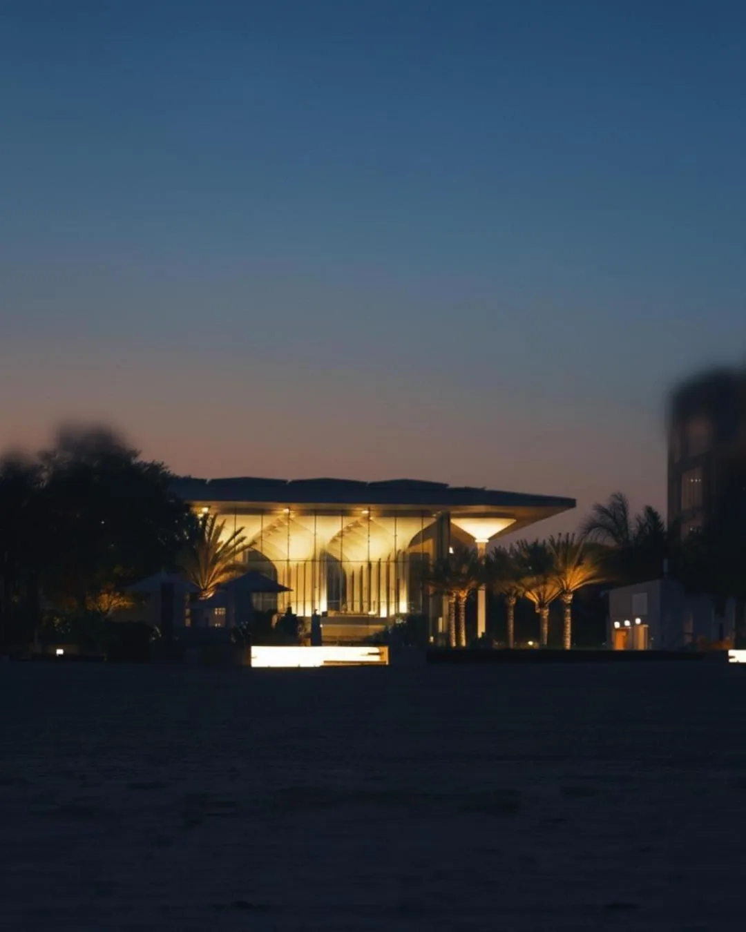 Pool view in Kempinski Hotel Muscat