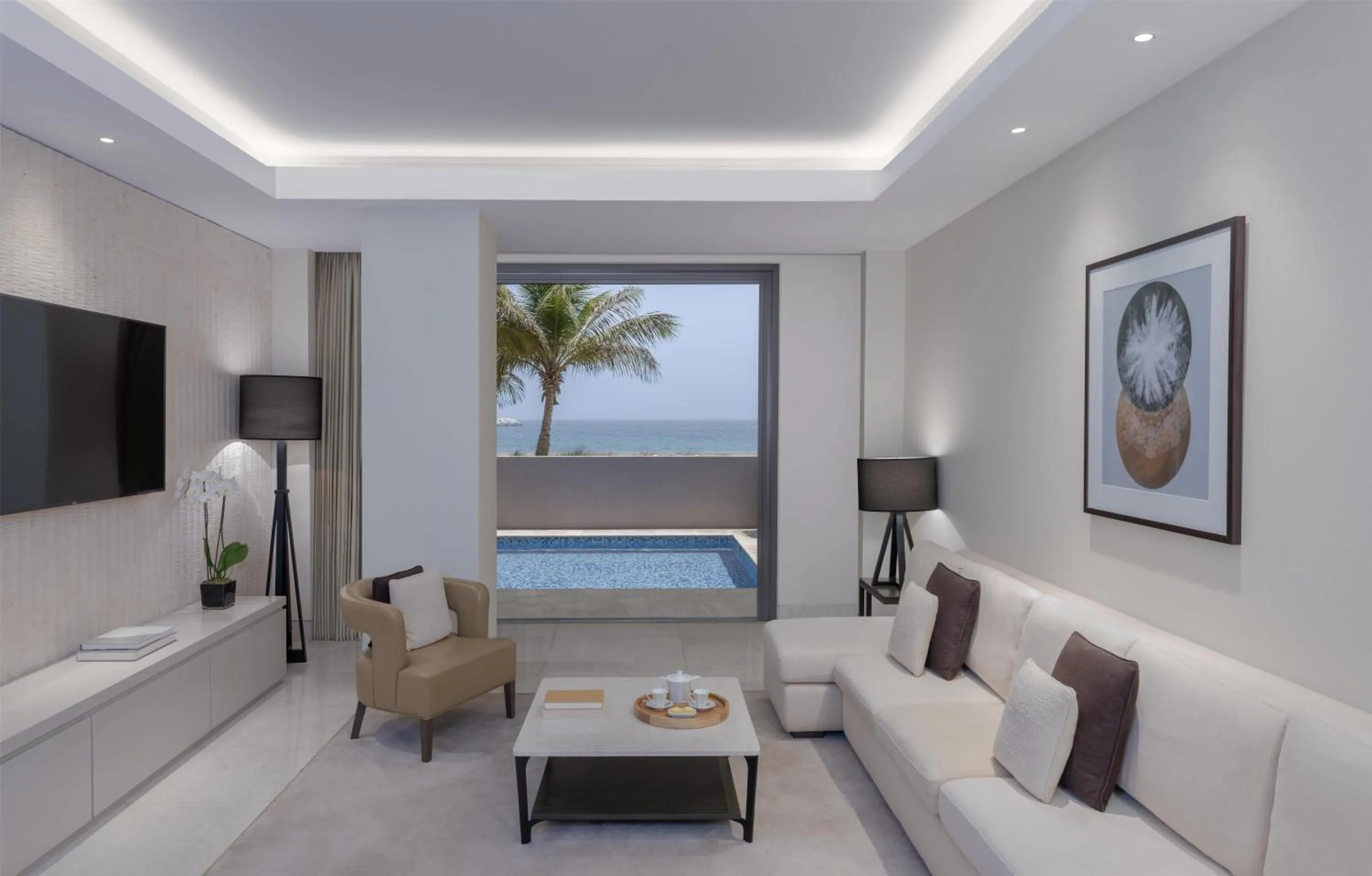 Living room in Kempinski Hotel Muscat