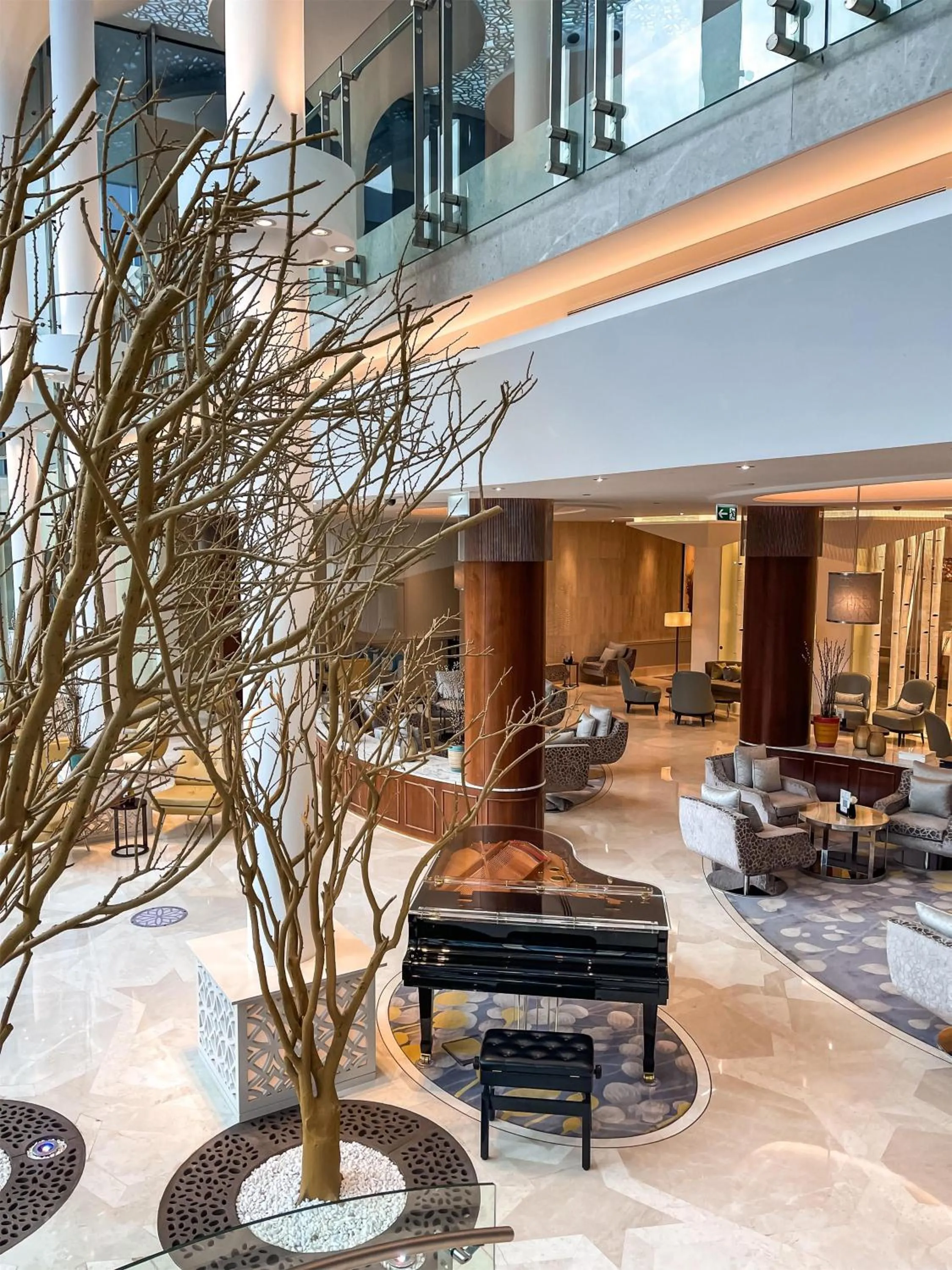 Lobby or reception in Kempinski Hotel Muscat