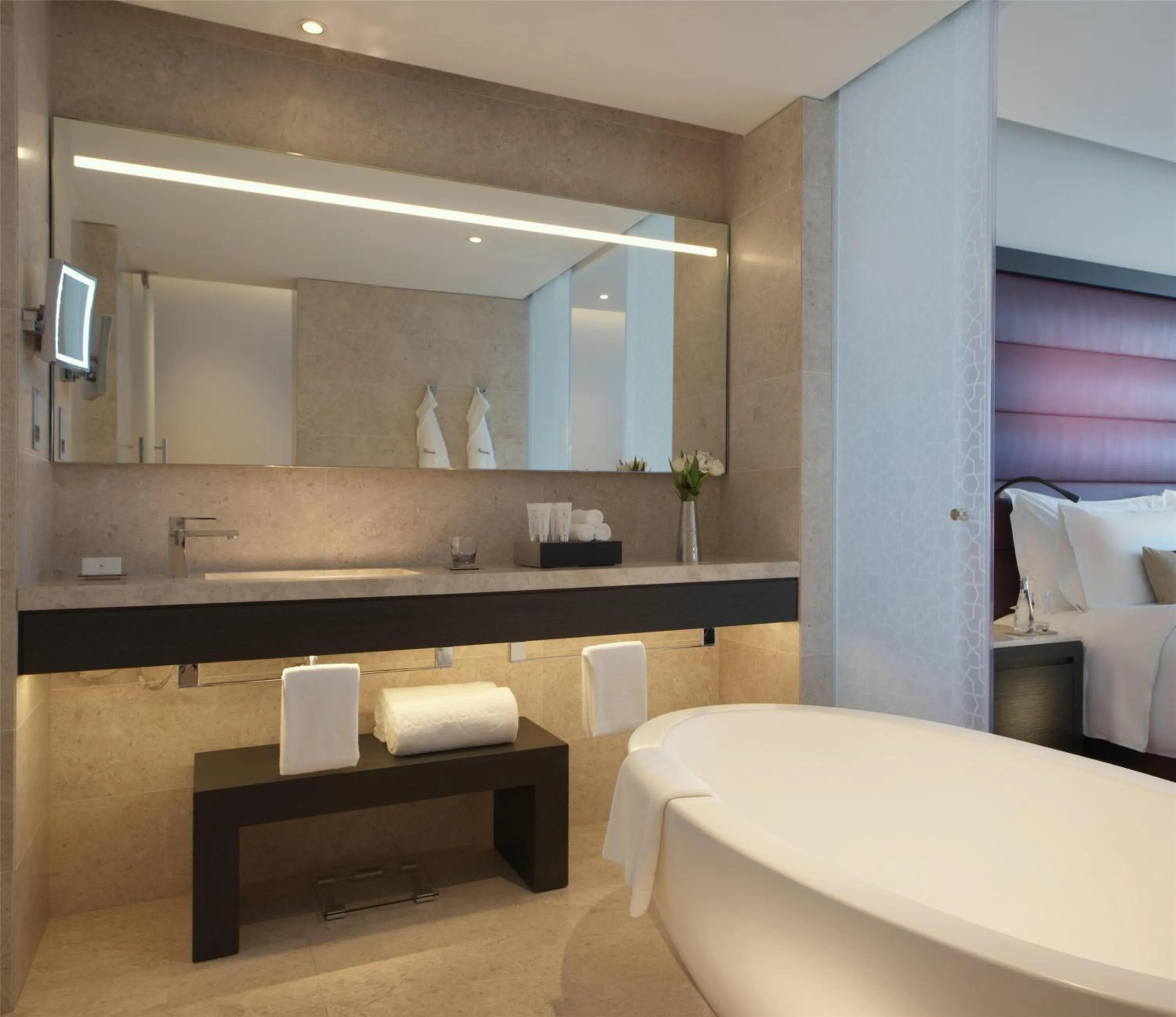 Bedroom, Bed in Kempinski Hotel Muscat