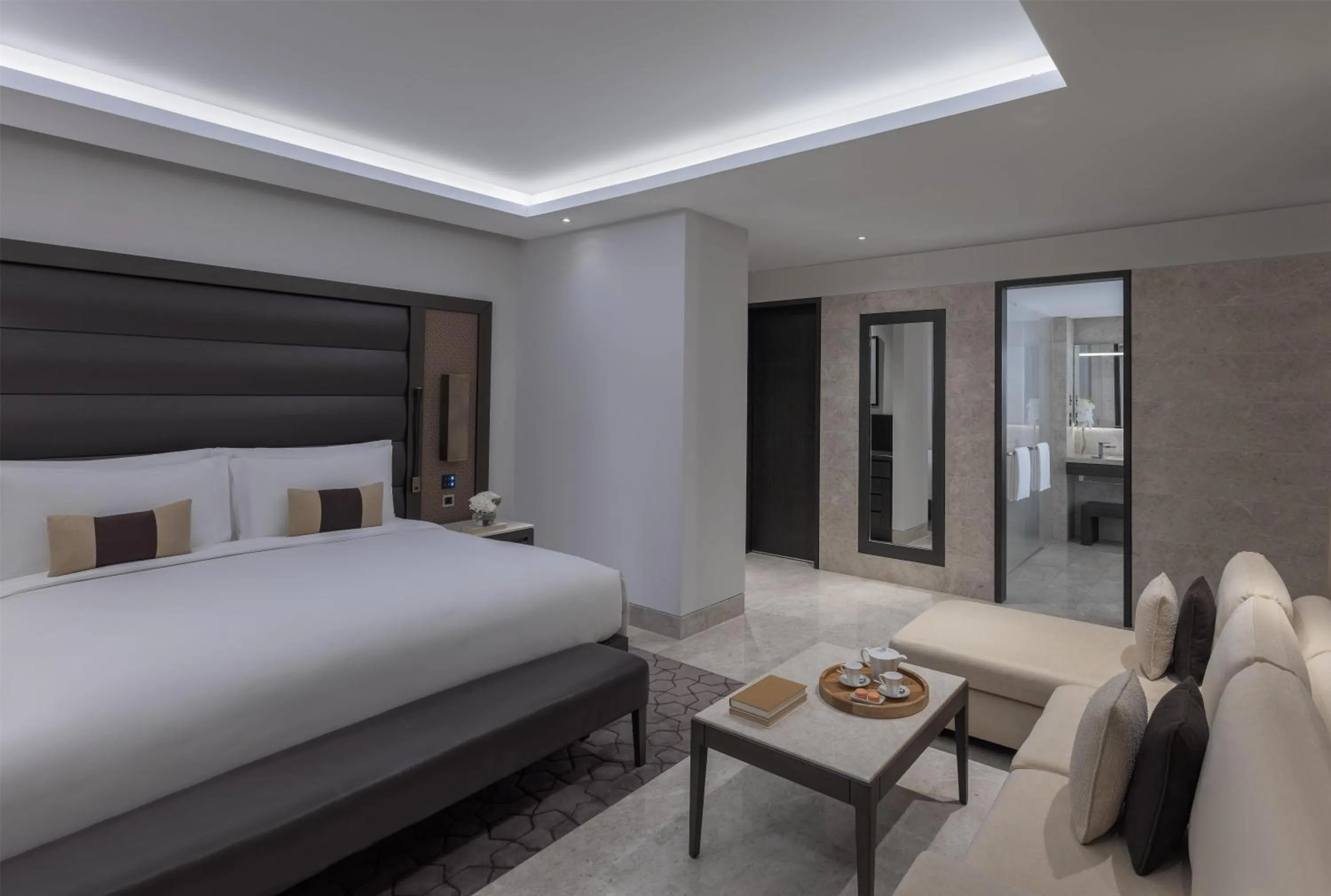 Bedroom, Bed in Kempinski Hotel Muscat