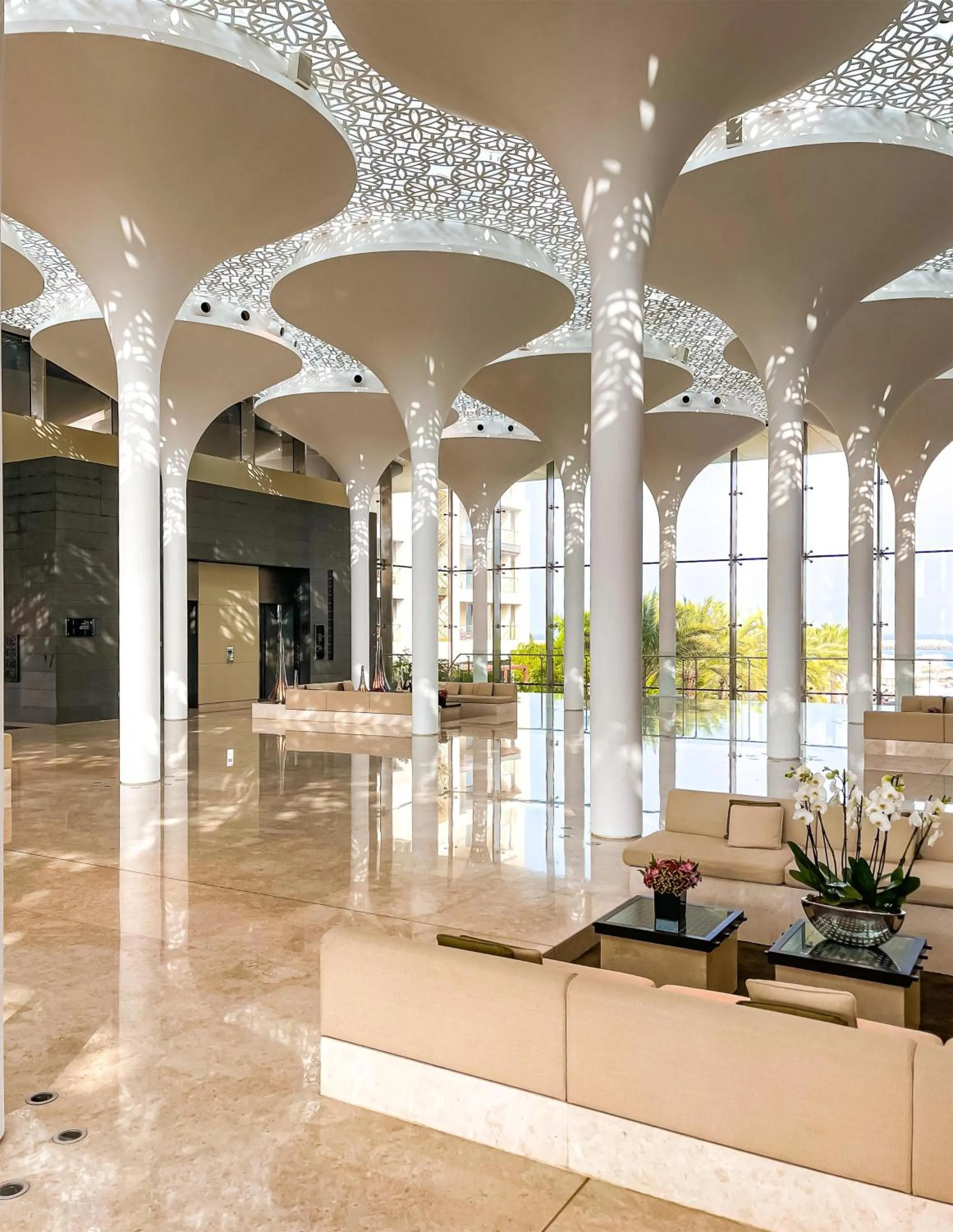 Lobby or reception in Kempinski Hotel Muscat