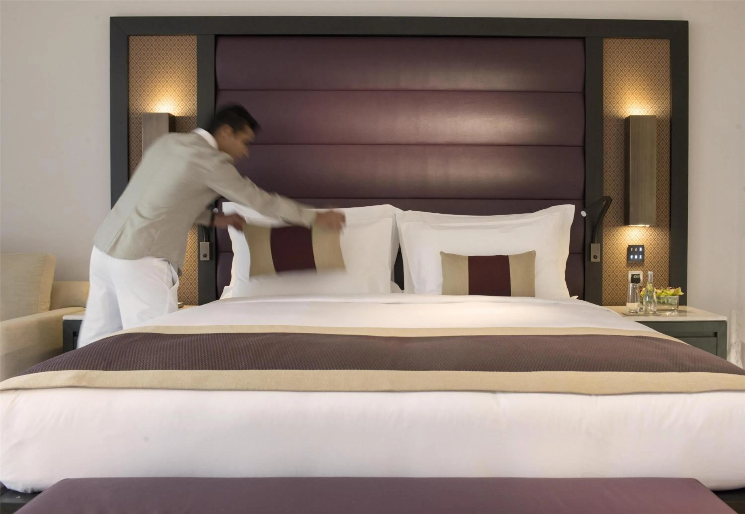 Bedroom, Bed in Kempinski Hotel Muscat