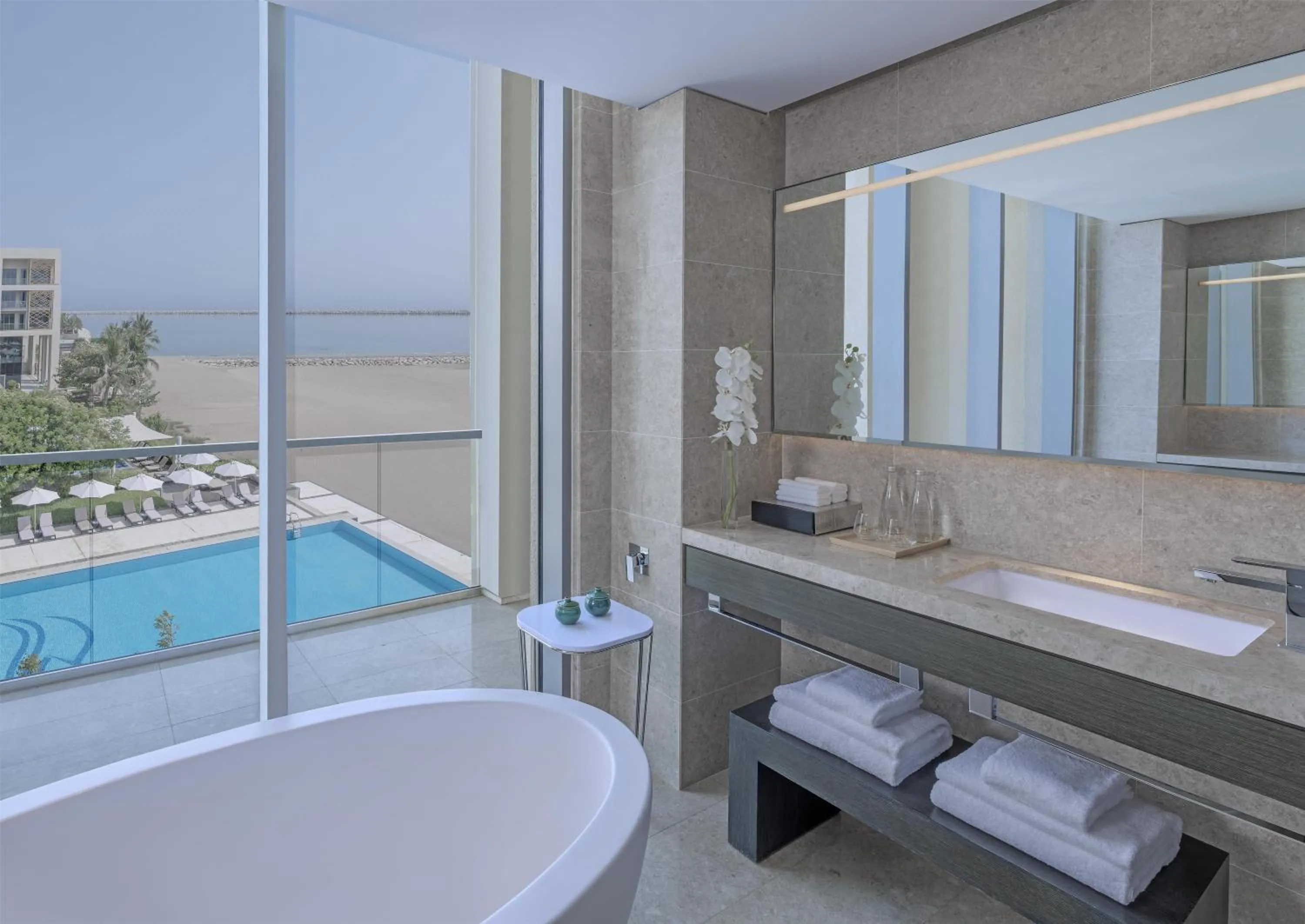 Bathroom in Kempinski Hotel Muscat