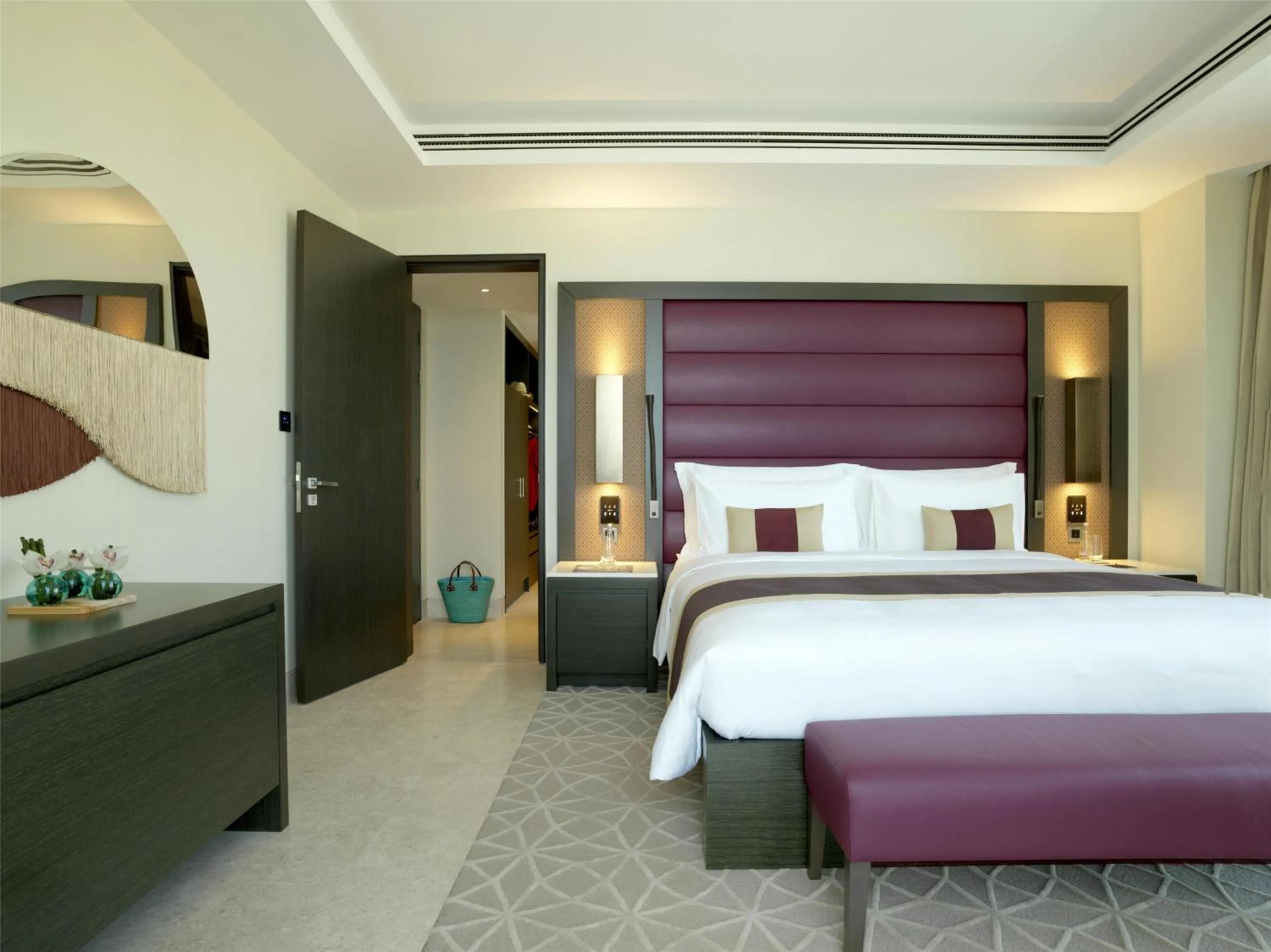 Bedroom, Bed in Kempinski Hotel Muscat