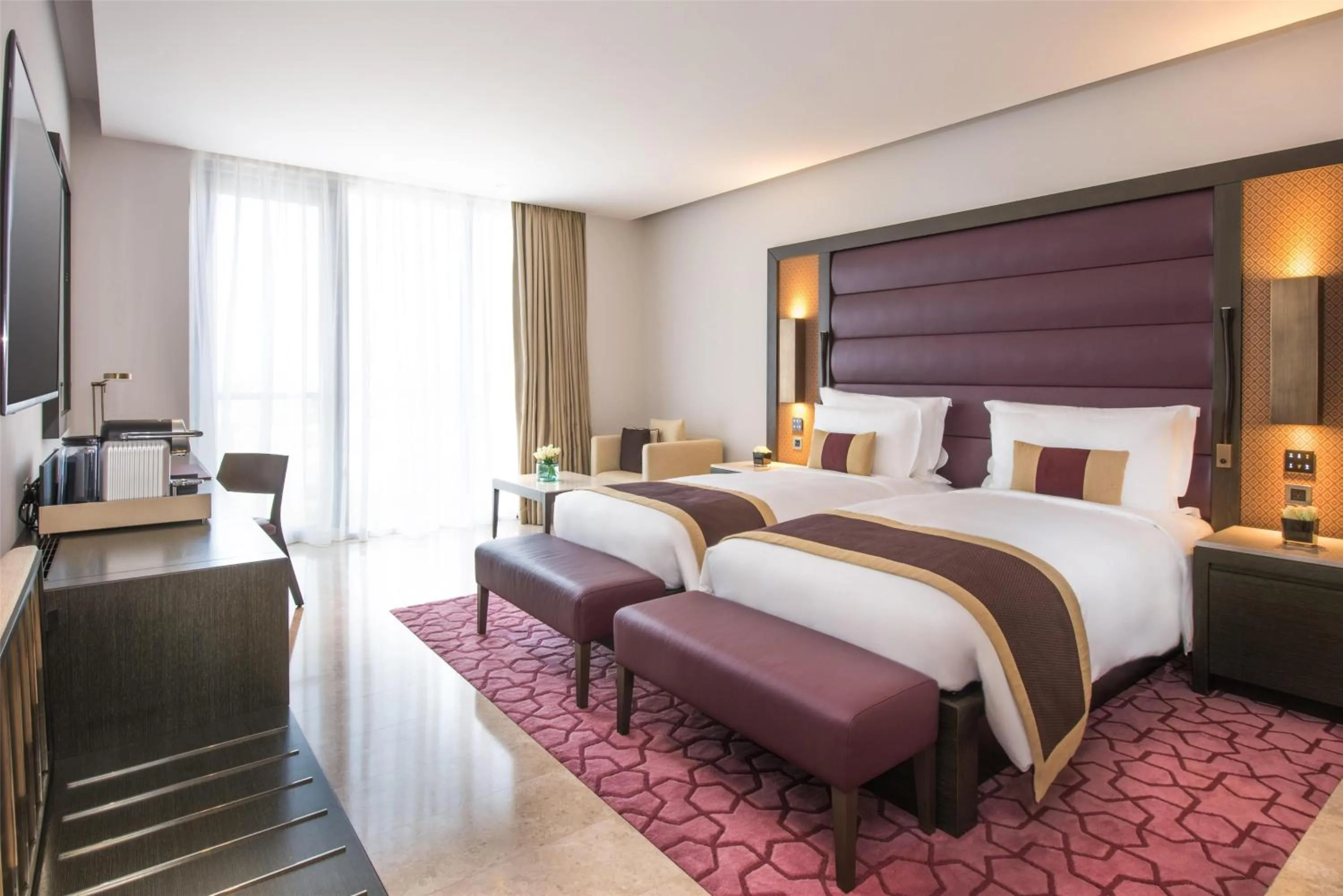 Bedroom, Bed in Kempinski Hotel Muscat