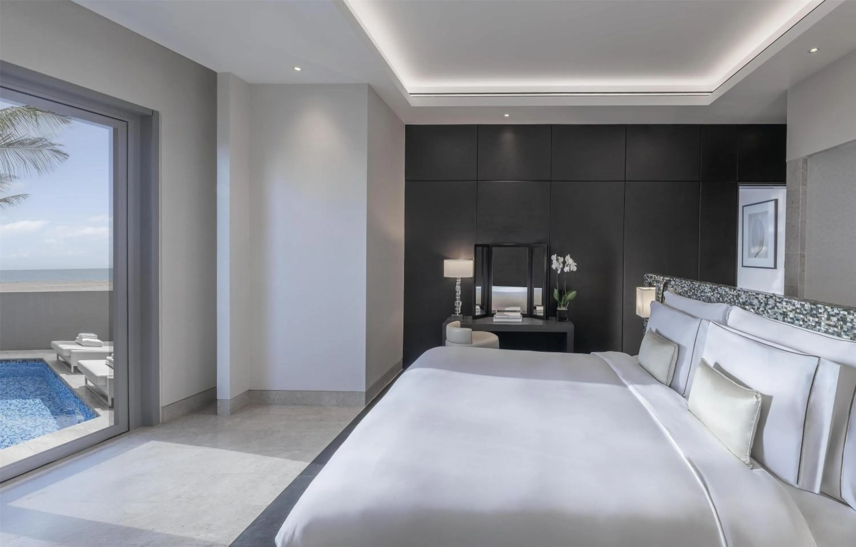 Bedroom, Bed in Kempinski Hotel Muscat