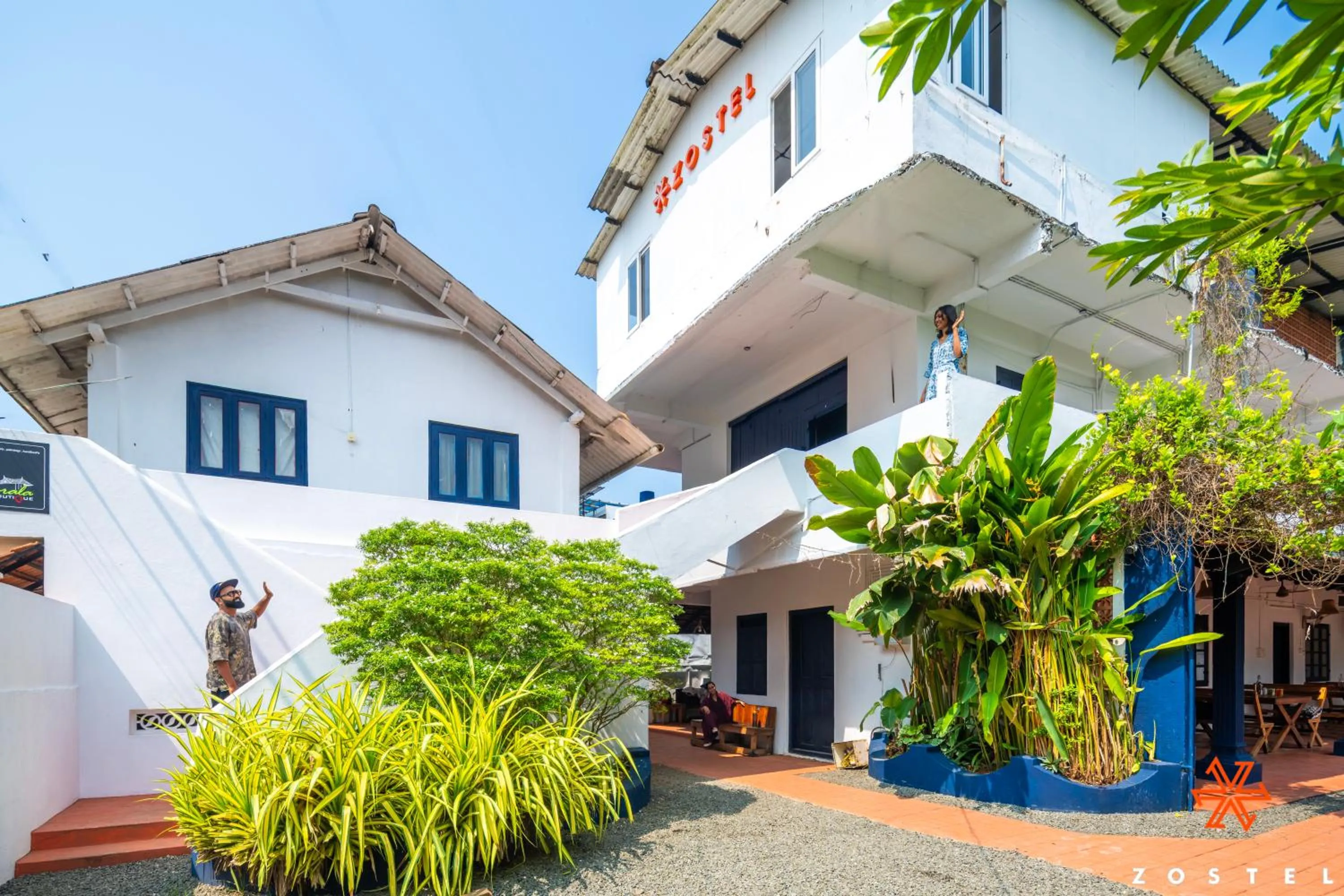 Property building in Zostel Alleppey