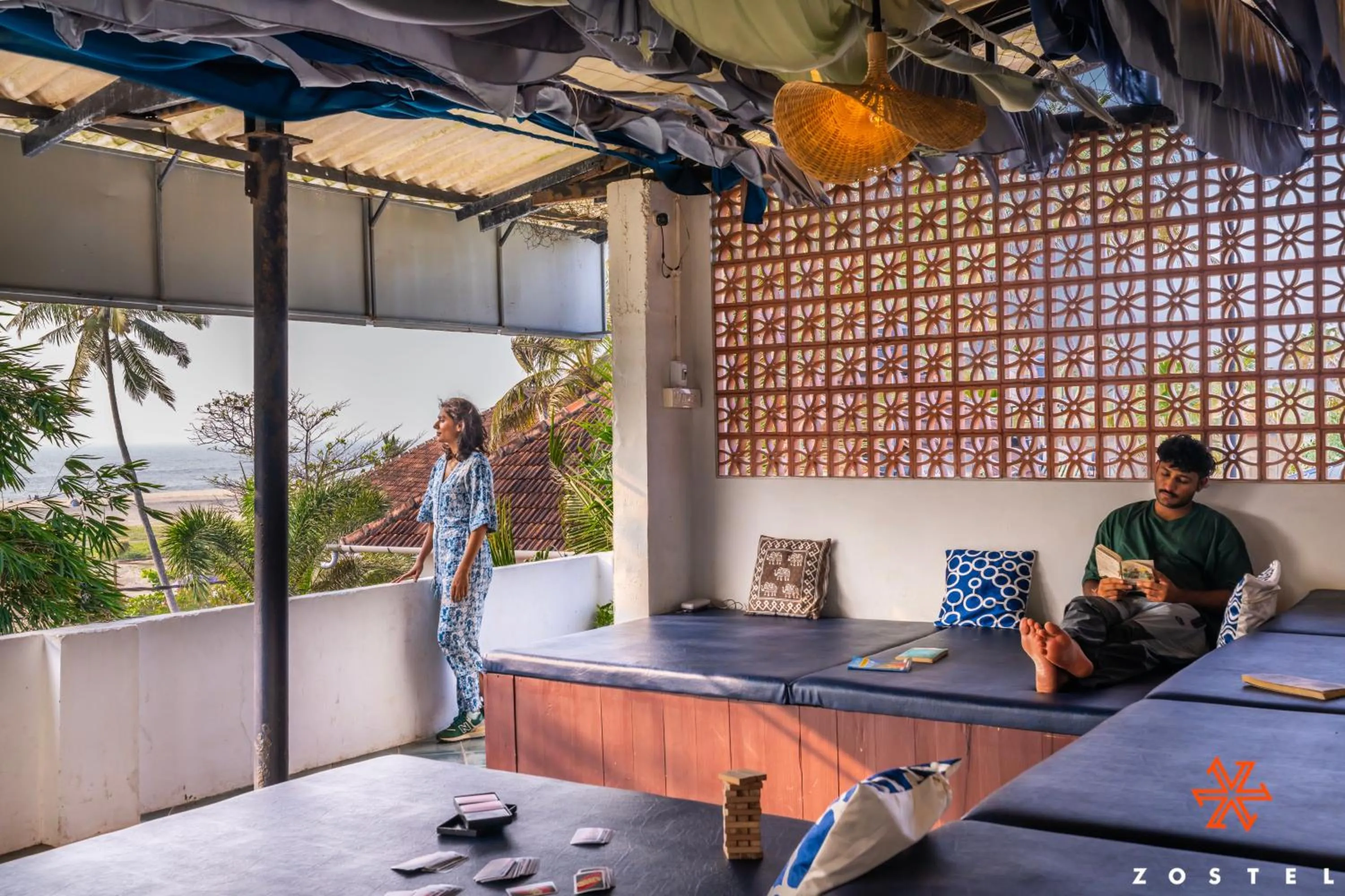 Day in Zostel Alleppey