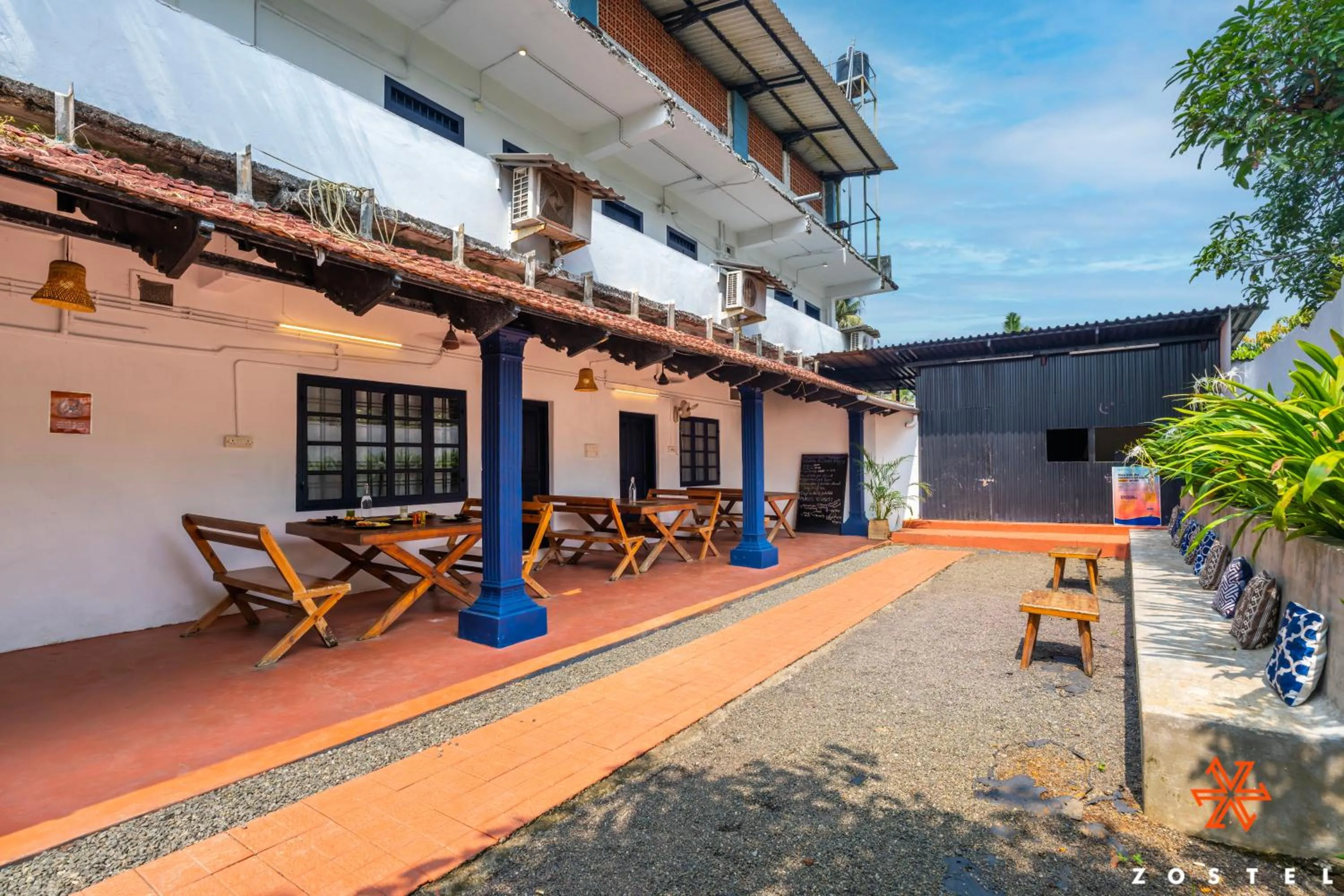 Property building in Zostel Alleppey