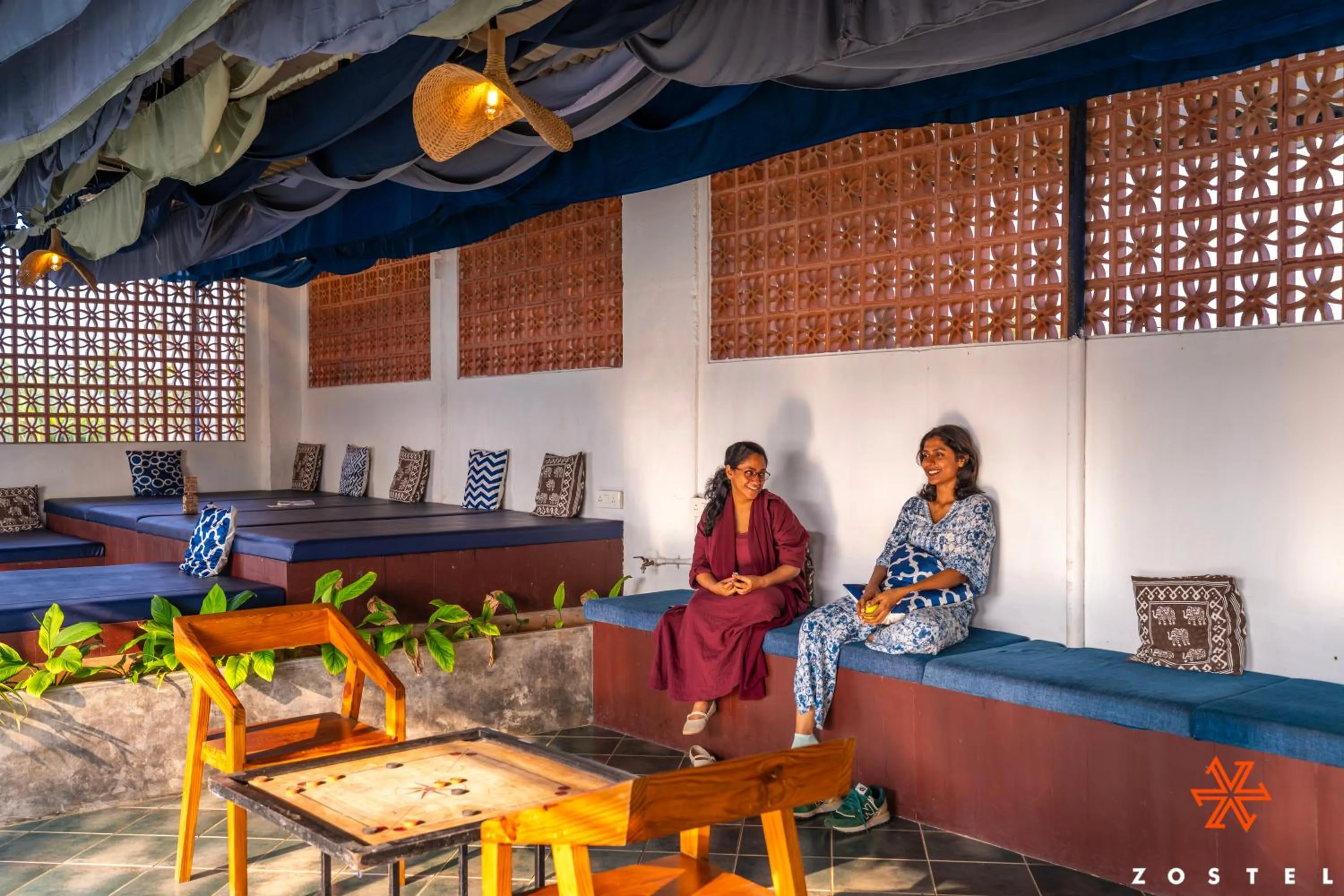 People in Zostel Alleppey
