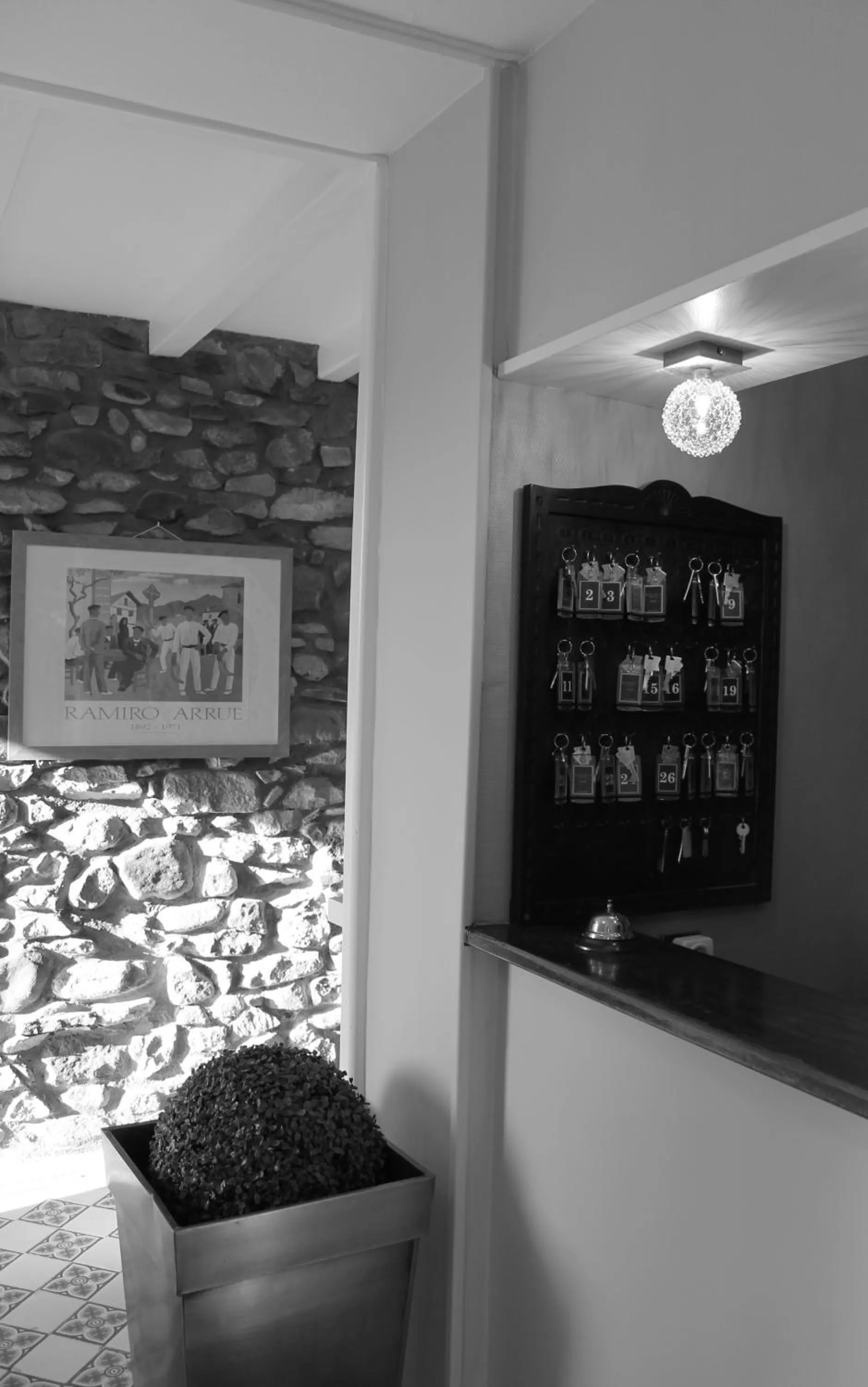 Lobby or reception in Hôtel de la Rhune