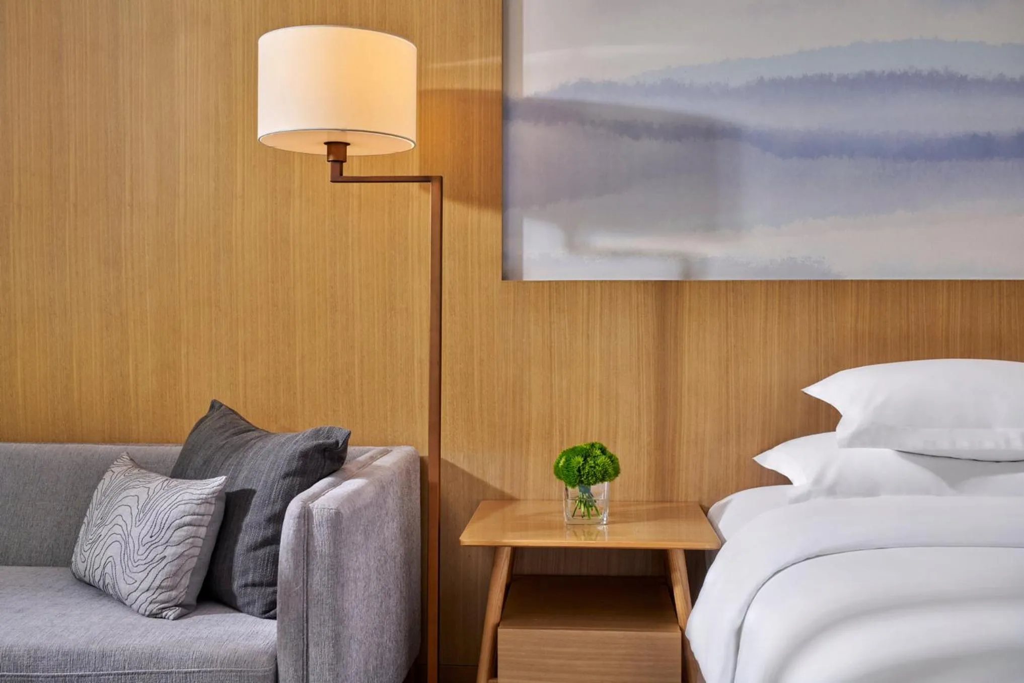 Photo of the whole room, Bed in Crowne Plaza Zhuhai City Center by IHG