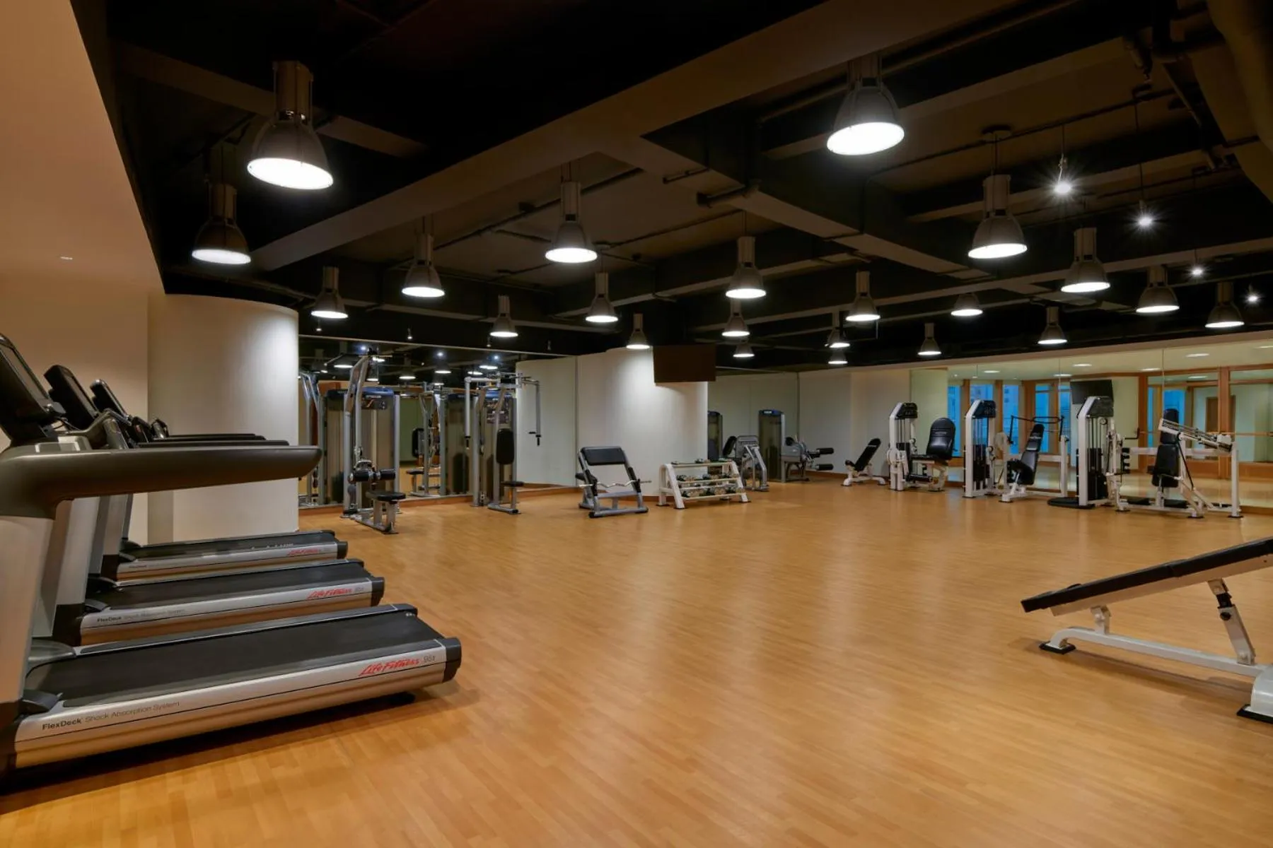 Fitness centre/facilities in Crowne Plaza Zhuhai City Center by IHG
