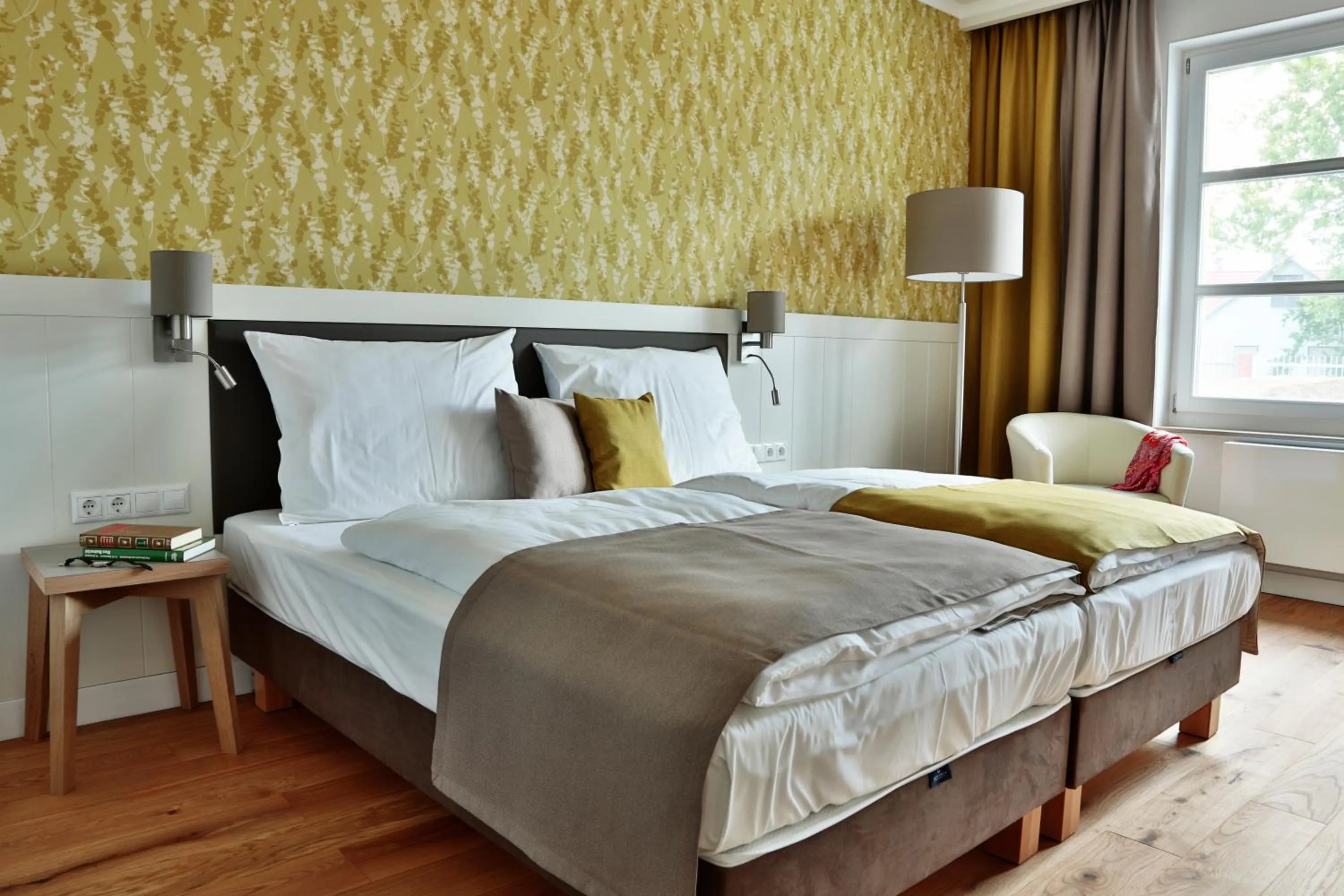 Bed in Hubertus Hof Landhotel