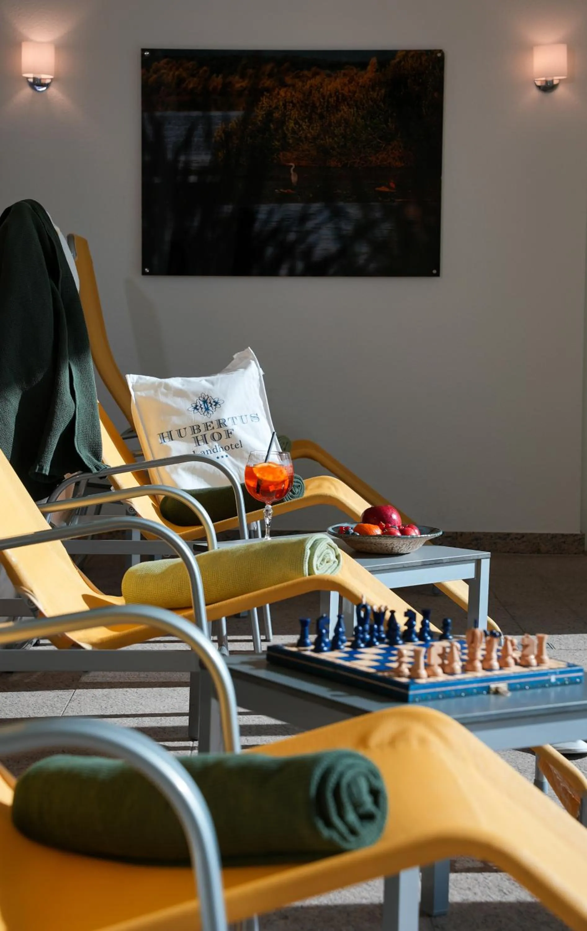 Swimming pool in Hubertus Hof Landhotel