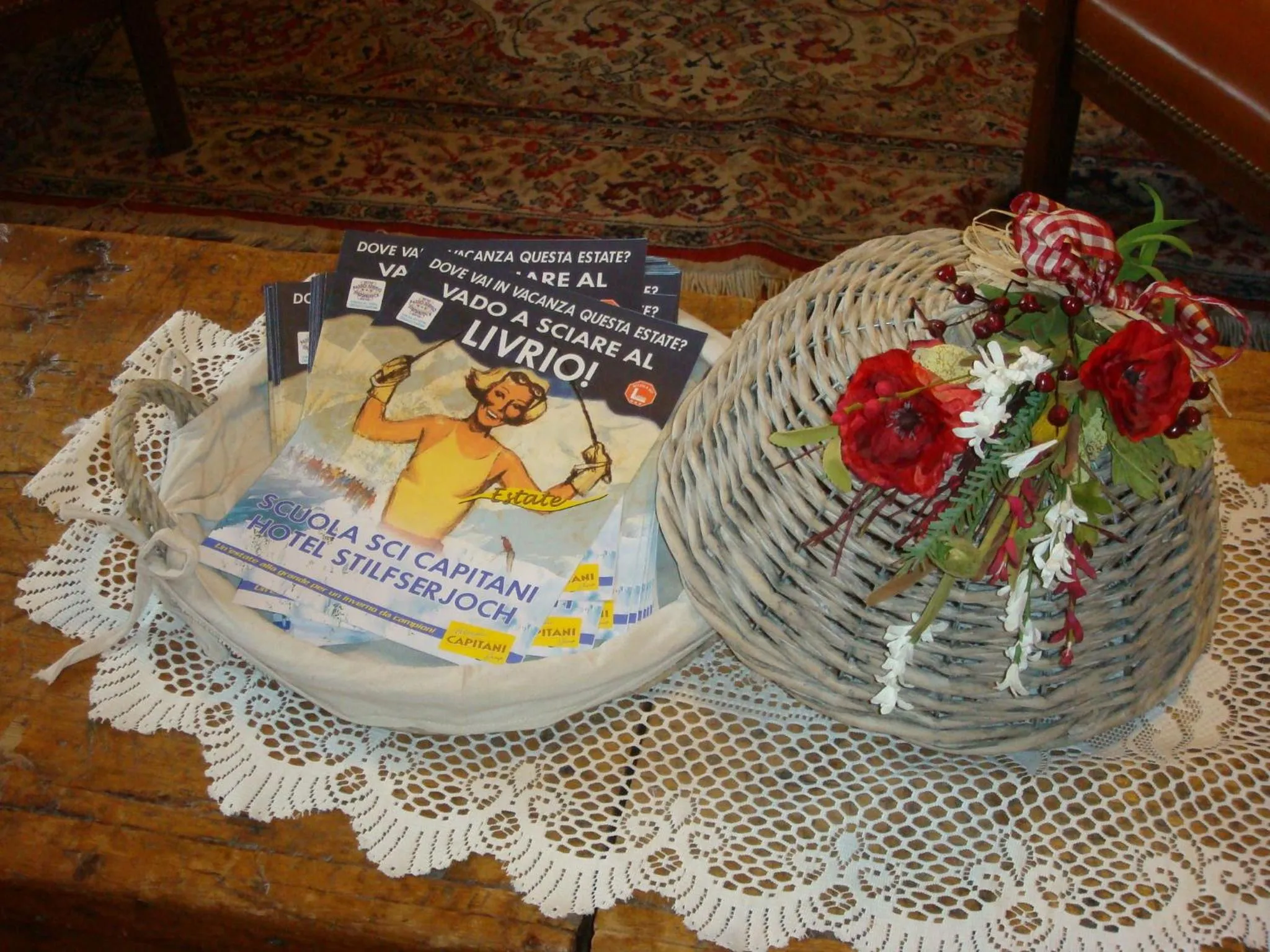 Decorative detail in Albergo Stelvio