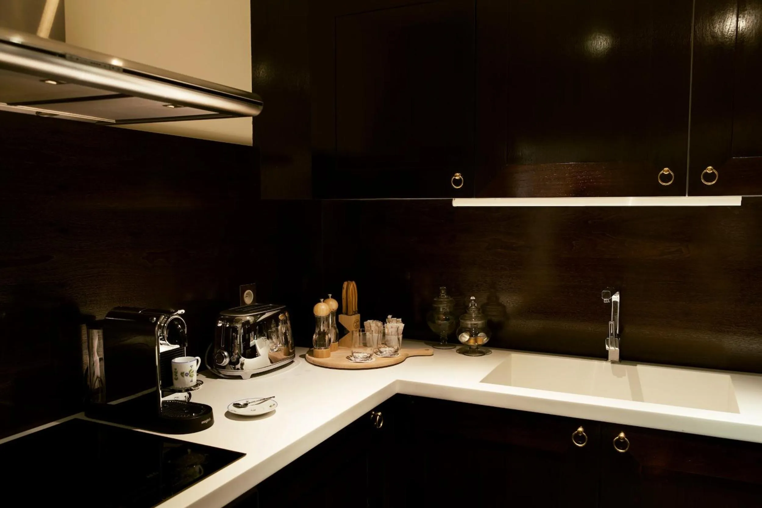 kitchen in Hotel la Ponche