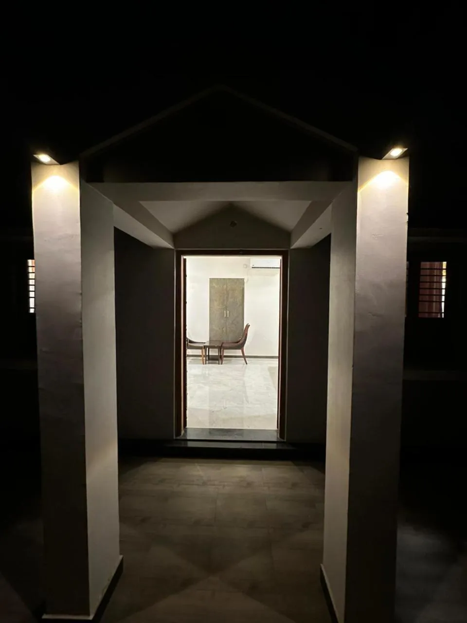 Seating area in Hotel Surbhi