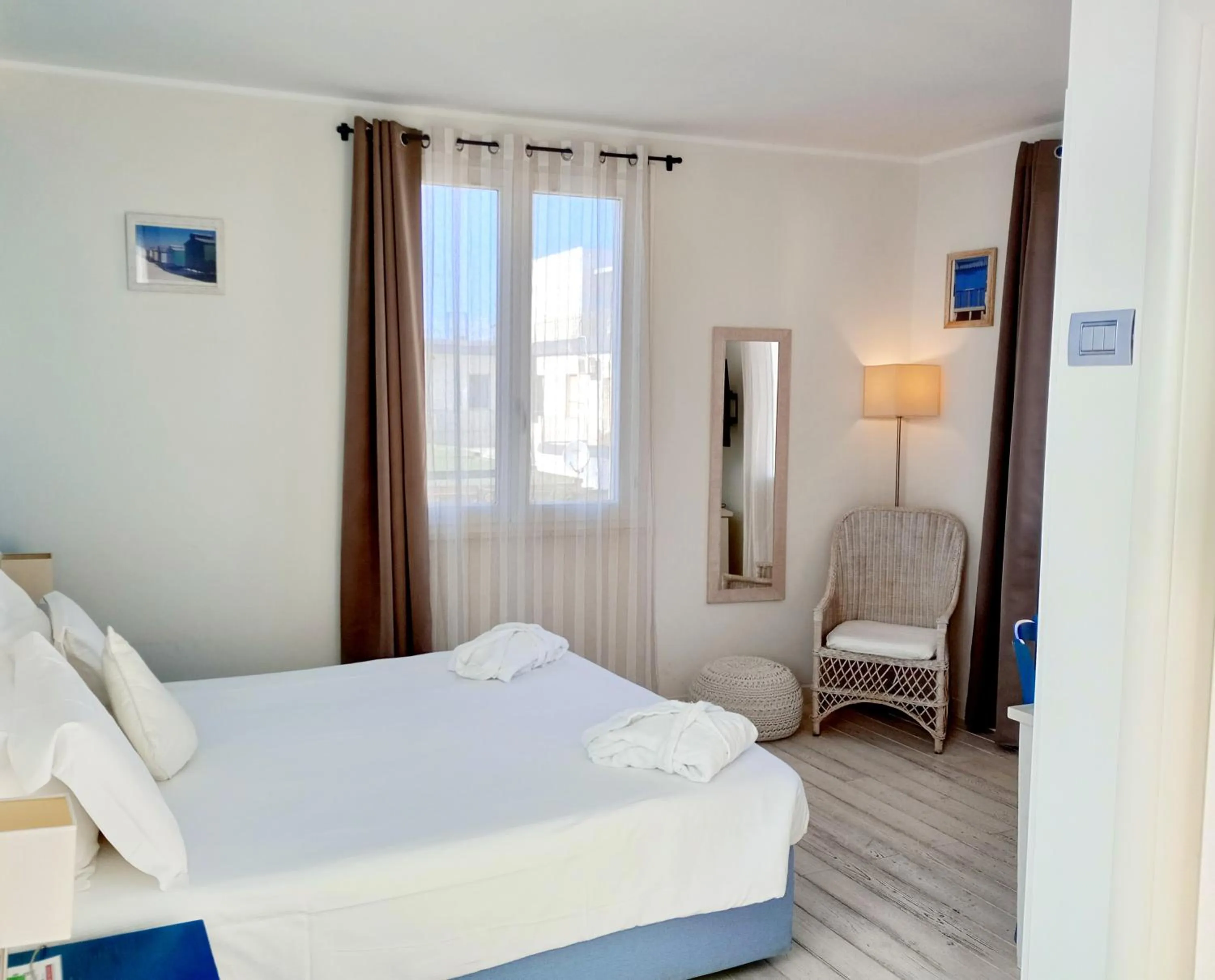 Bed in Hotel La Villa Del Mare