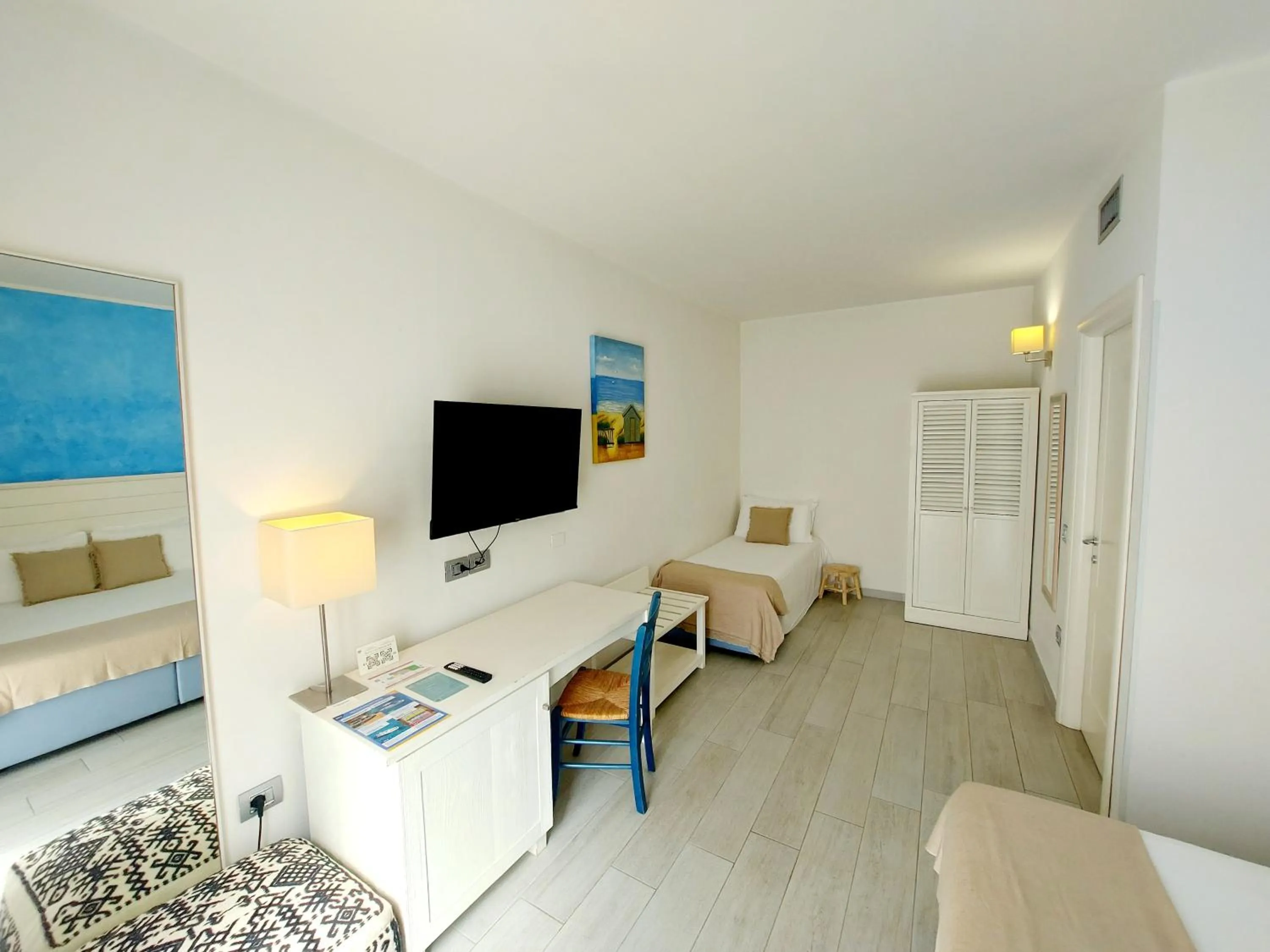 Bed in Hotel La Villa Del Mare