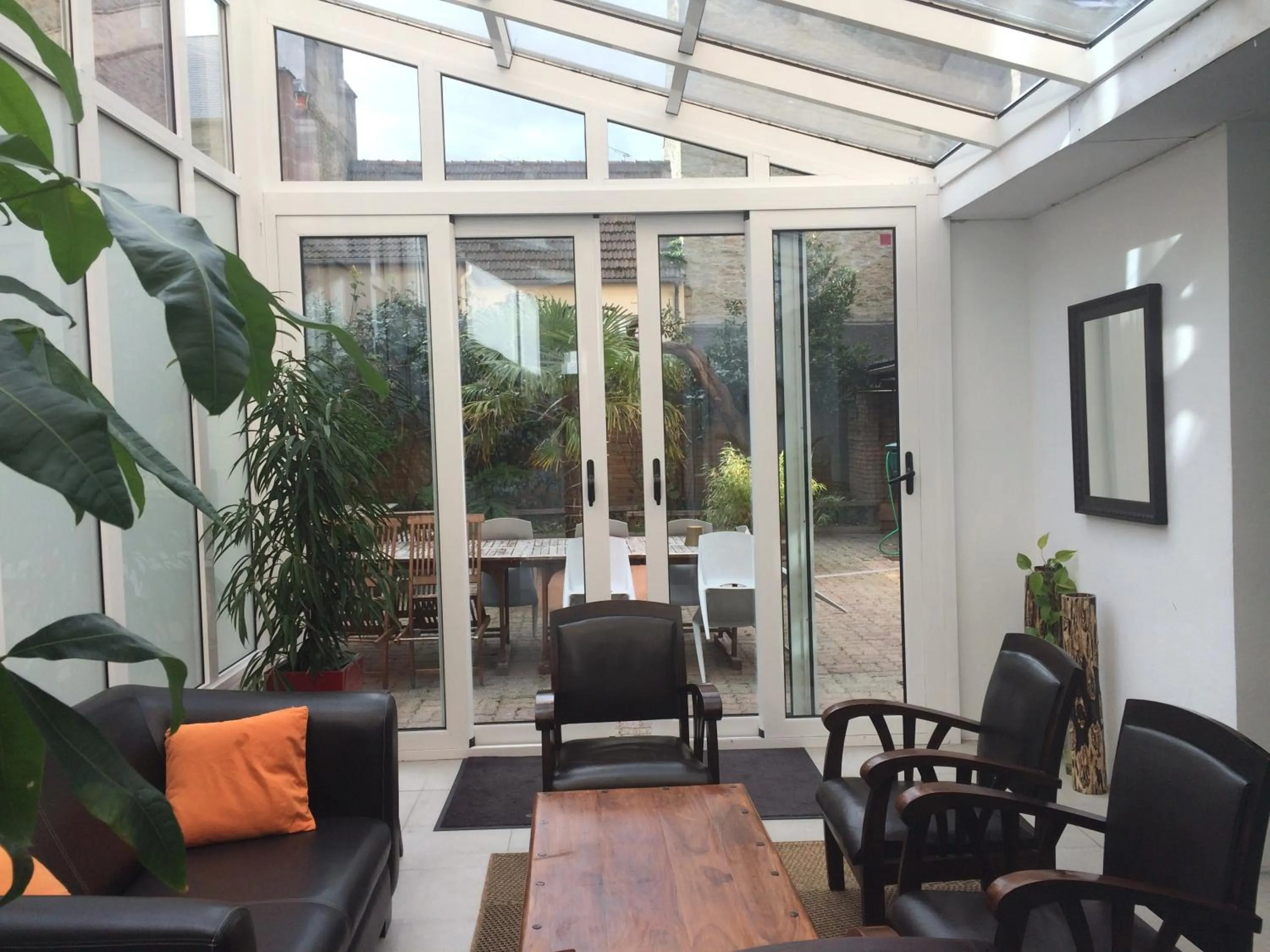 Patio in Smartappart Cherbourg (la rose des vents)