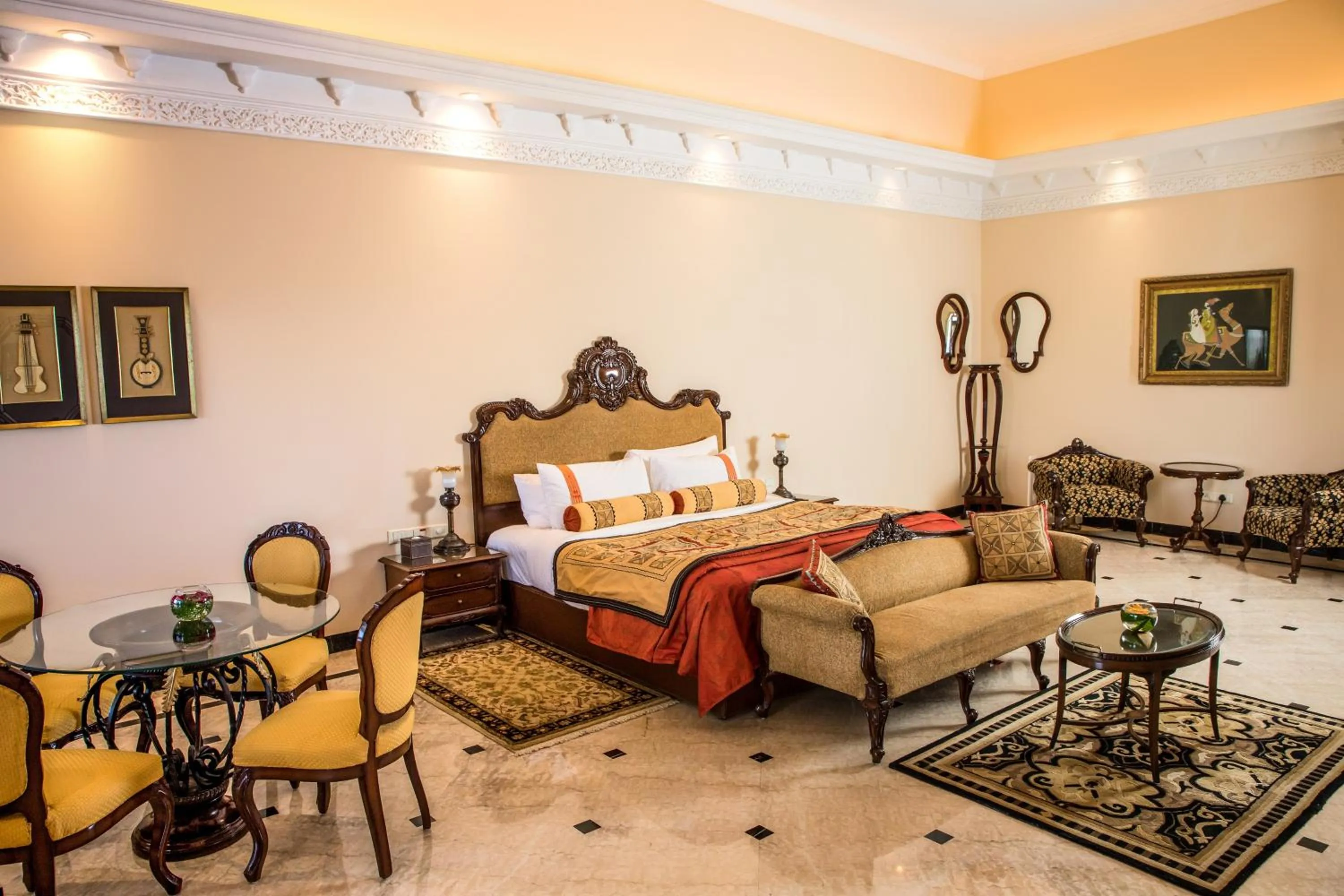 Bedroom, Bed in The Lalit Laxmi Vilas Palace