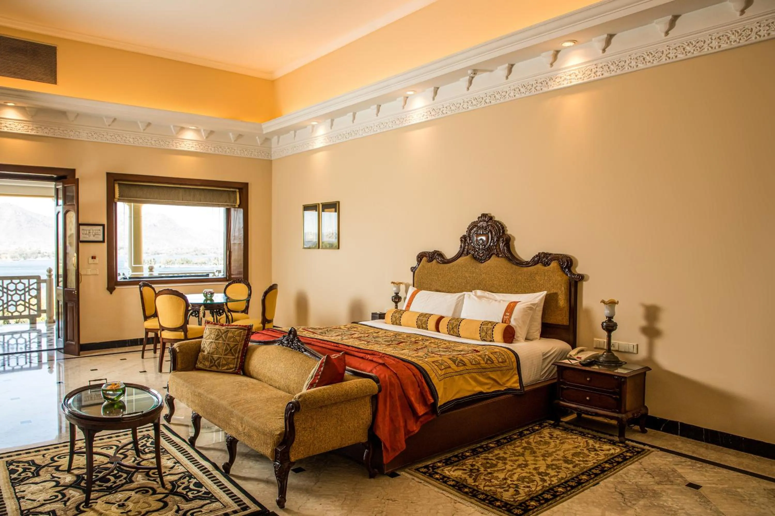 Bedroom, Bed in The Lalit Laxmi Vilas Palace