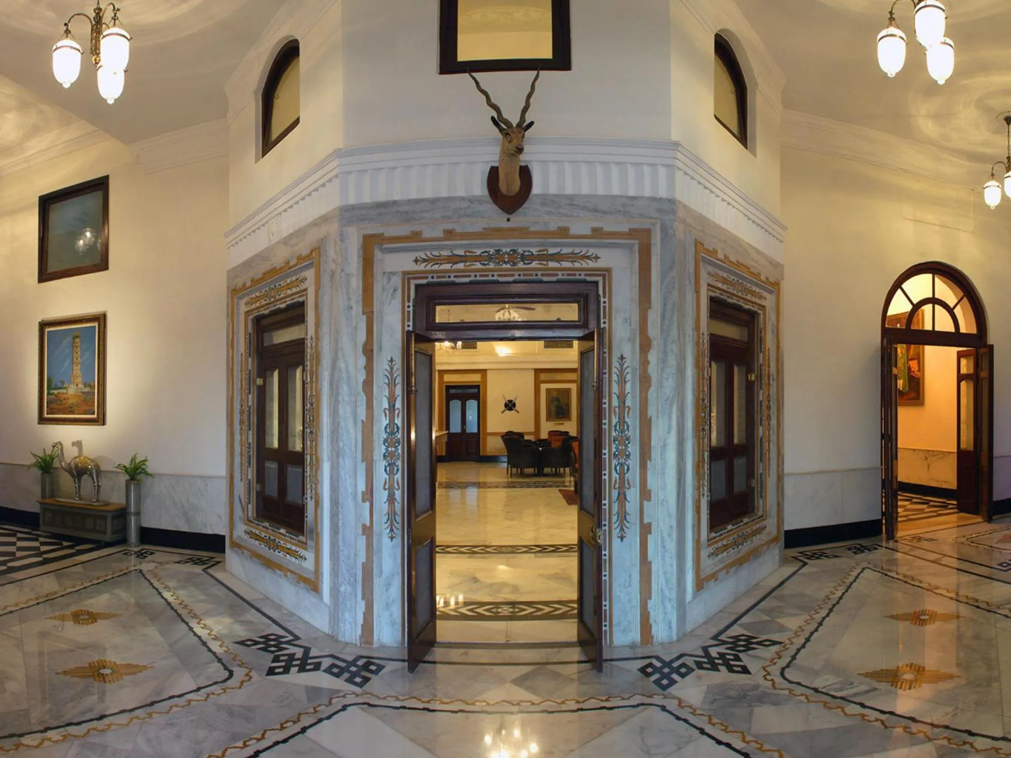 Lobby or reception in The Lalit Laxmi Vilas Palace